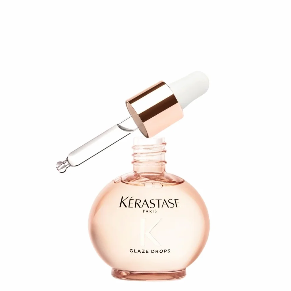 KERASTASE Gloss Absolu Glaze Drops Huile Cheveux Légère Brillance 96H Ultra-Glossy Huile Rose Sauvage 45 ml