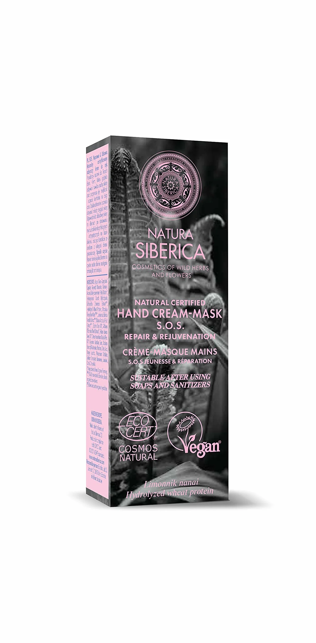 Masque naturel certifié pour les mains - Réparation et rajeunissement