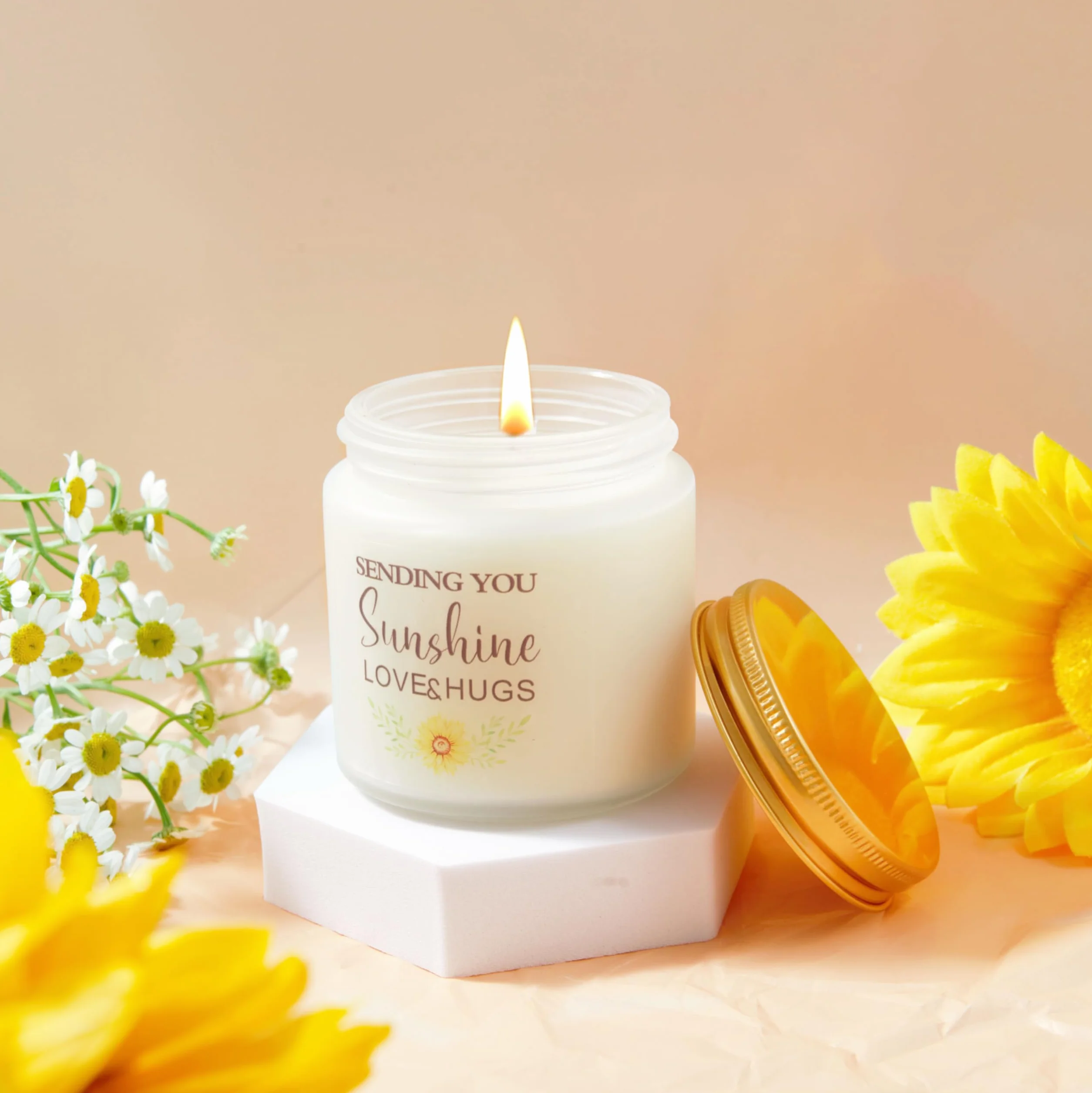Coffret Cadeau Femme Tournesol Anniversaire Meilleure Amie