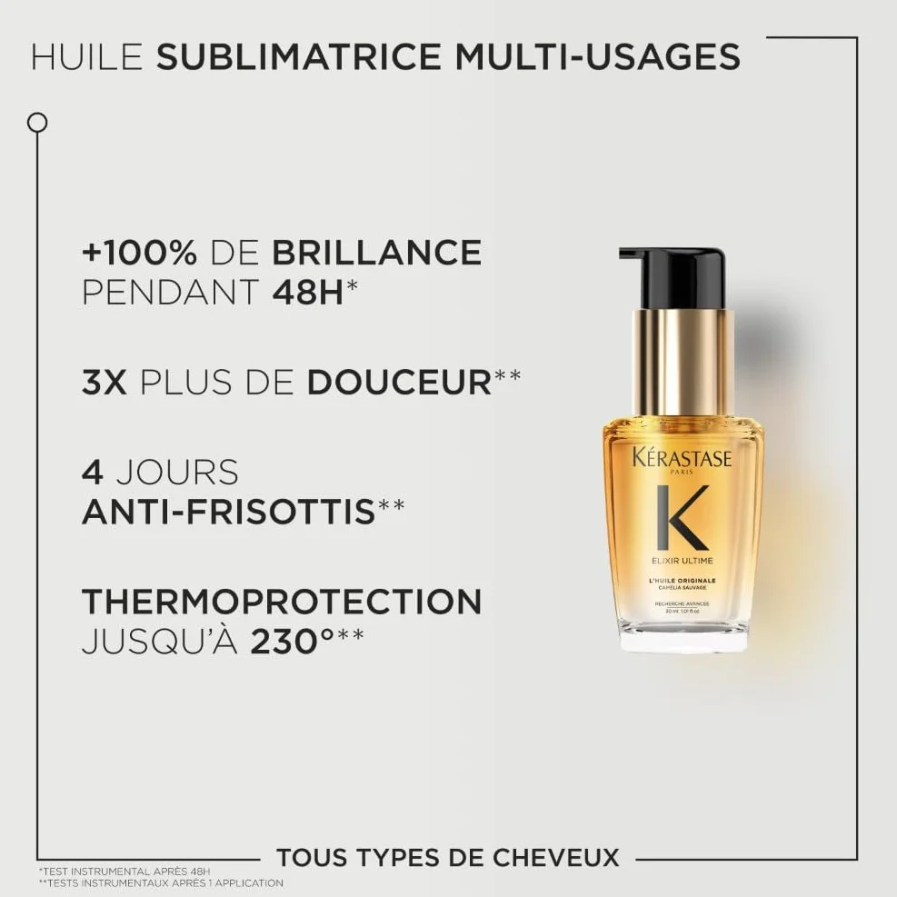 KÉRASTASE Elixir Ultime L'Huile Originale Huile Capillaire Nourrissante Multi-Usage 30ml
