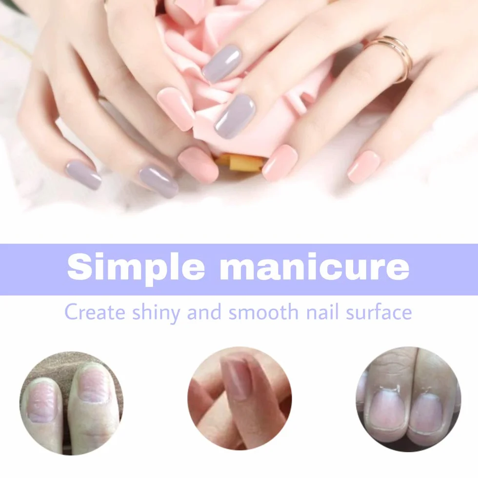 Limes à Ongles Professionnelles 5 Pièces Double Face pour Manucure