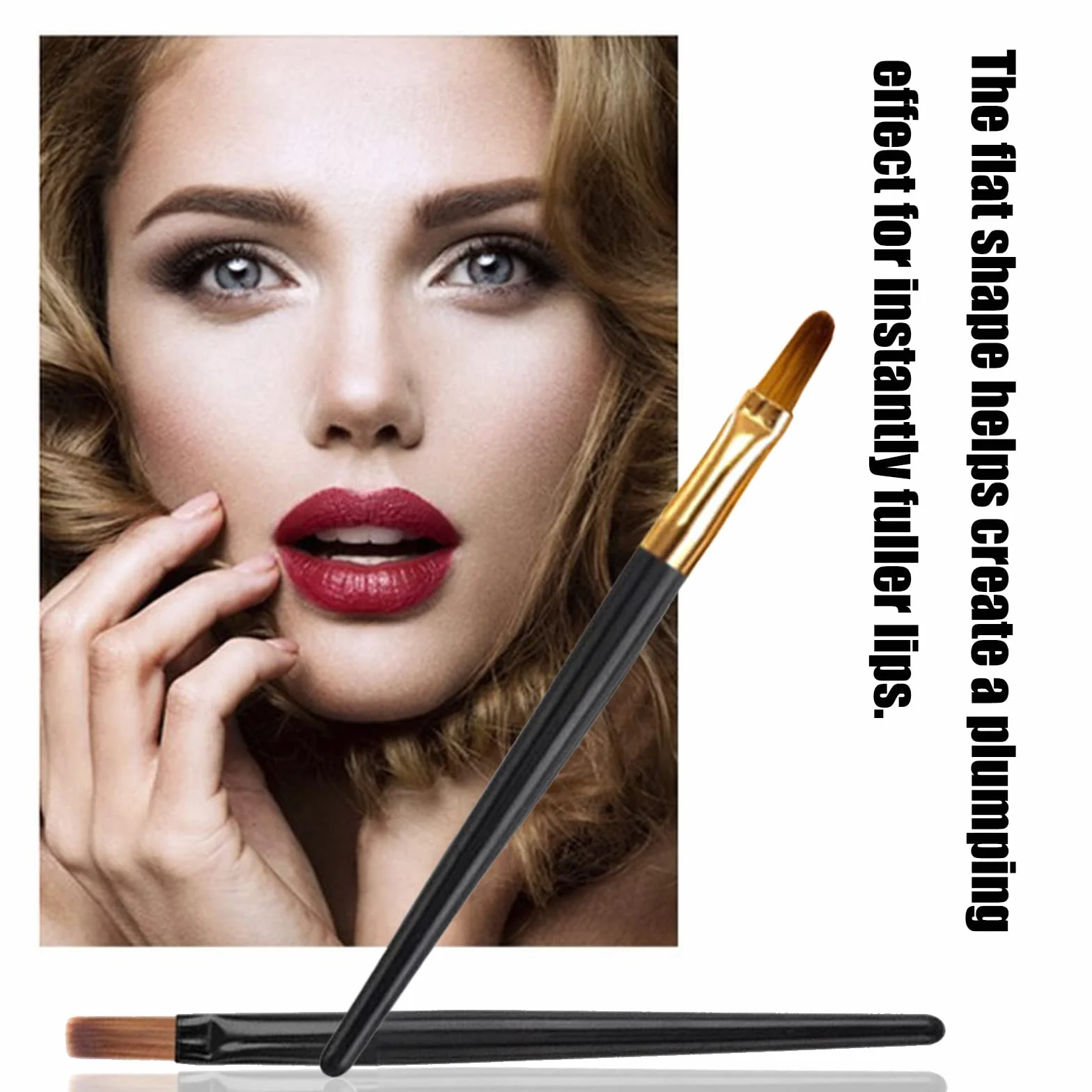 RoseFlower Pinceaux de maquillage jetables Lot de 100 portables pour gloss anti-cernes fard à paupières eye-liner