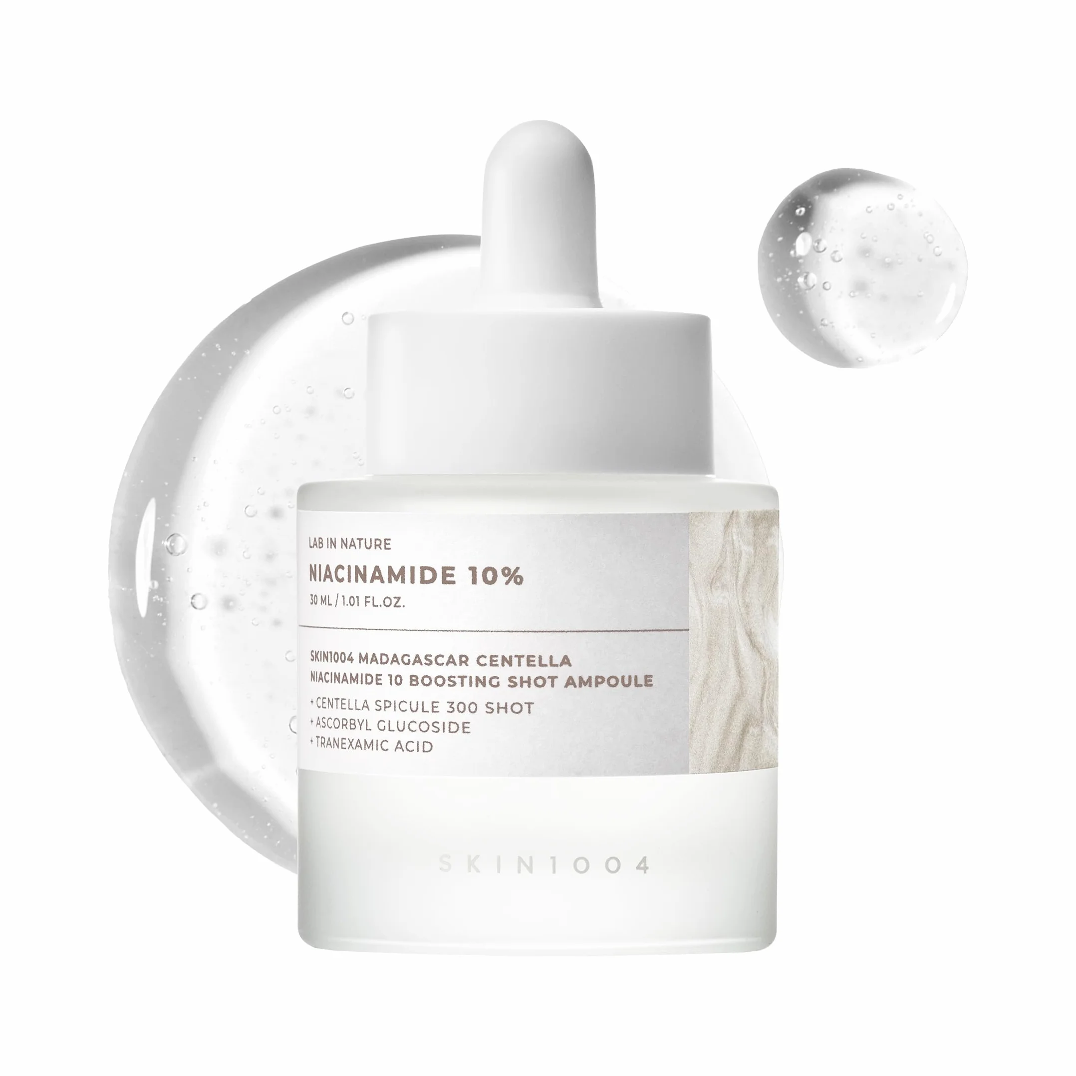 SKIN1004 Madagascar Centella Niacinamide 10% Boosting Shot Bulbe, 30 ml