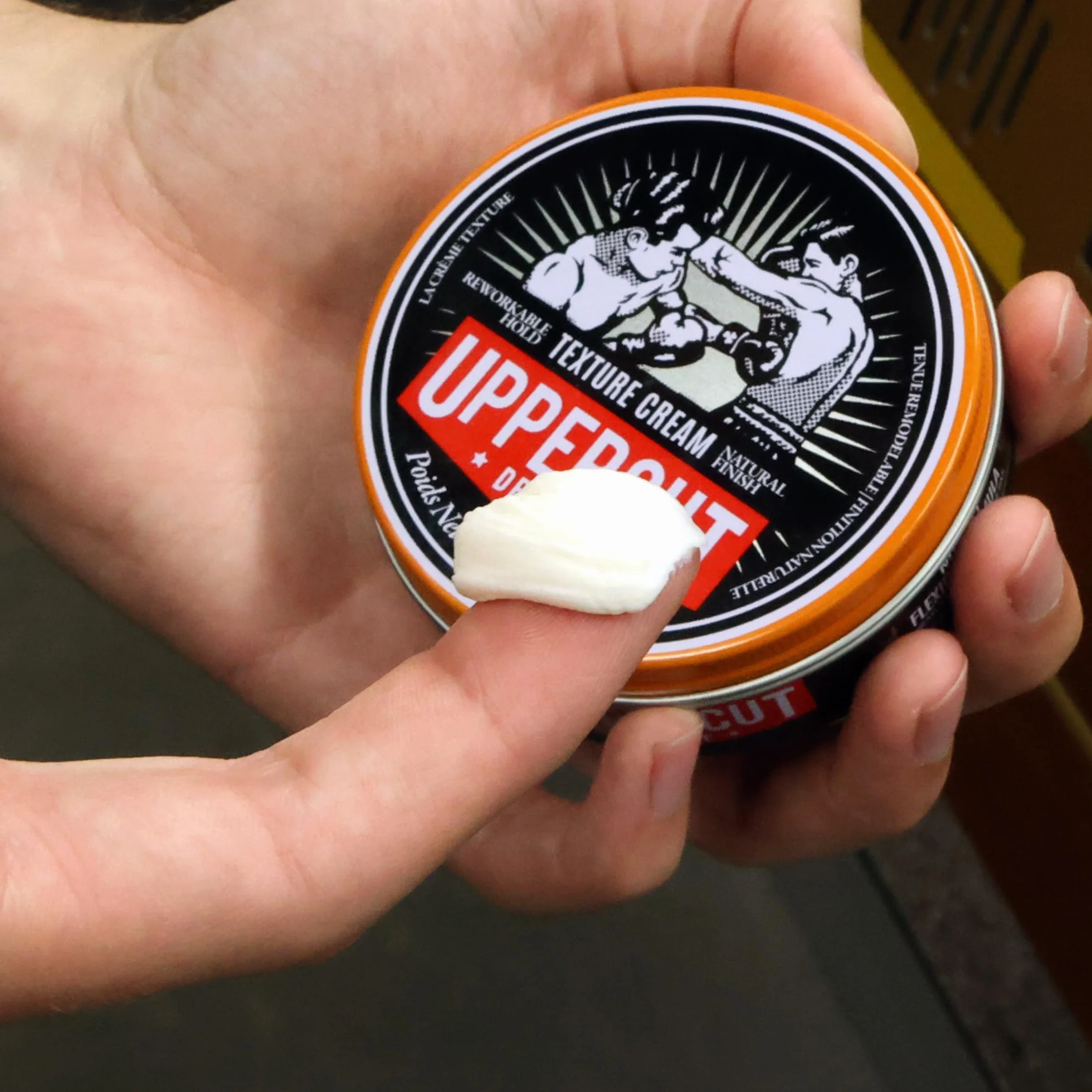 Uppercut Deluxe Crème coiffante pour homme, tenue remodelable et fini naturel, idéale pour les coiffures longues et courtes, 100 g