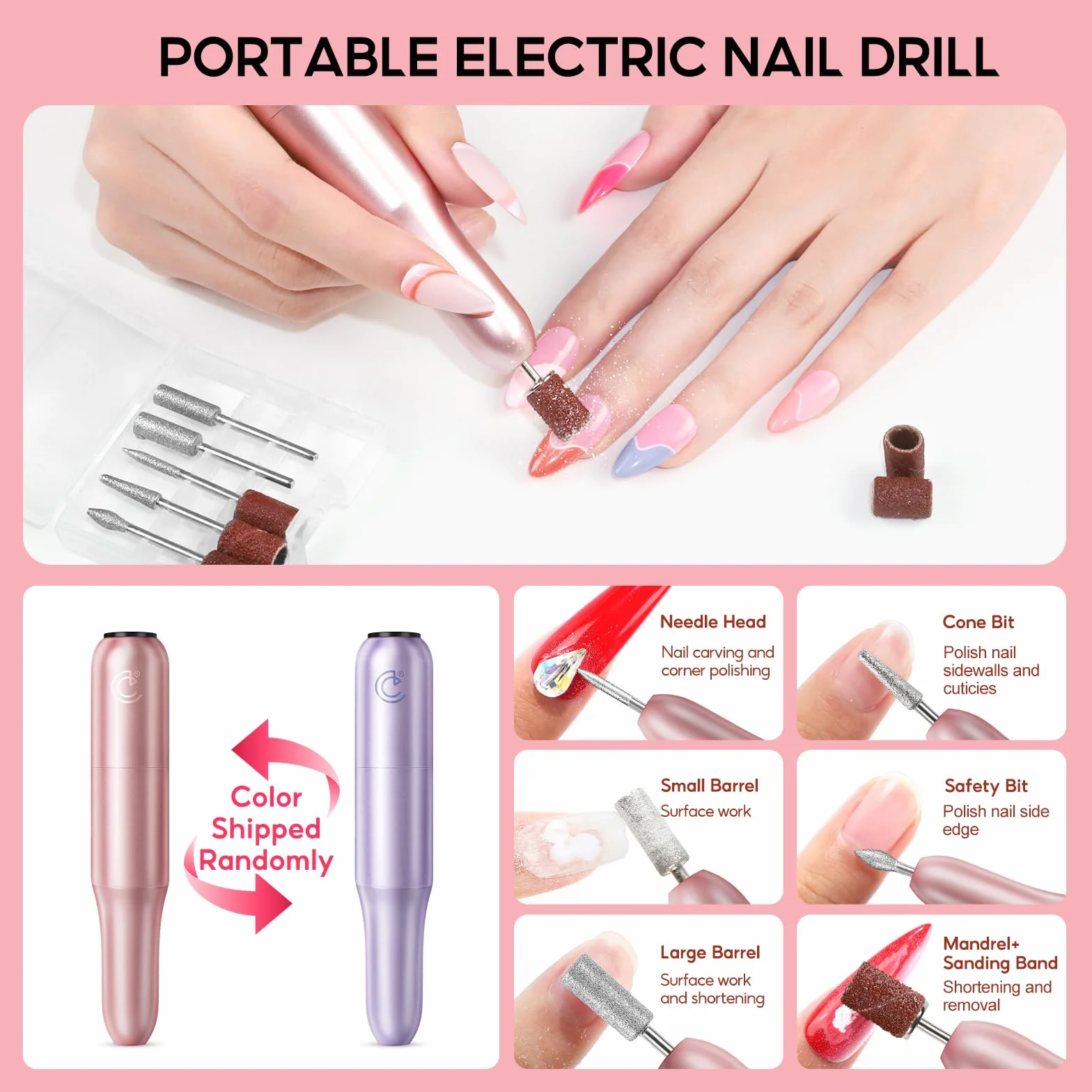 PEACECOLOR Kit Ongle Gel UV Complet avec Lampe UV Ponceuse, 35+5 Vernis Semi Permanent Base Top Coat Manucure