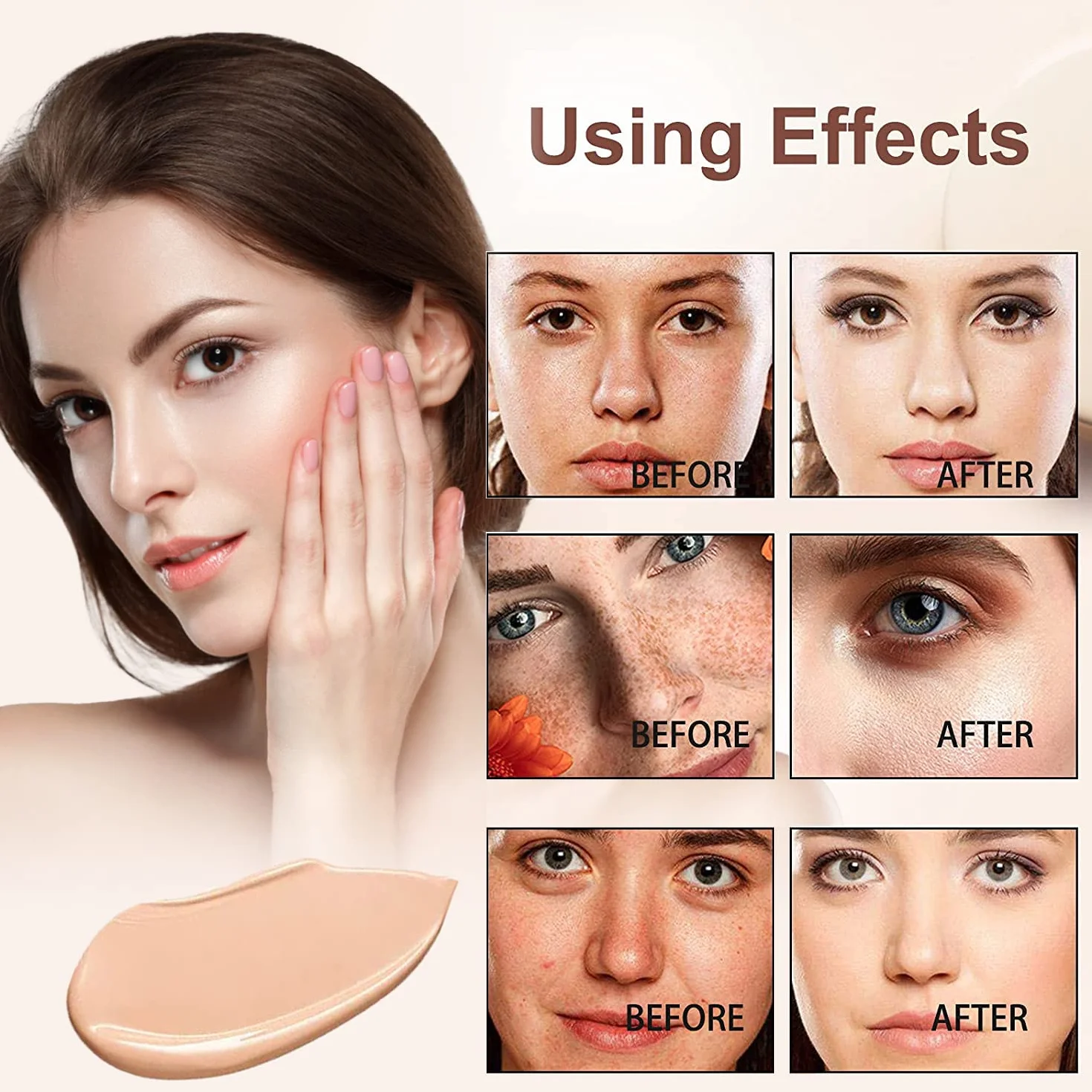 Mushroom Head Air Cushion BB Cream Fond De Teint Longue Durée 02 Naturel
