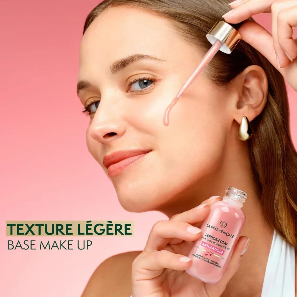 La Provençale Sérum Rose Booster d'Éclat Anti-fatigue Peptide-Éclat 30ml