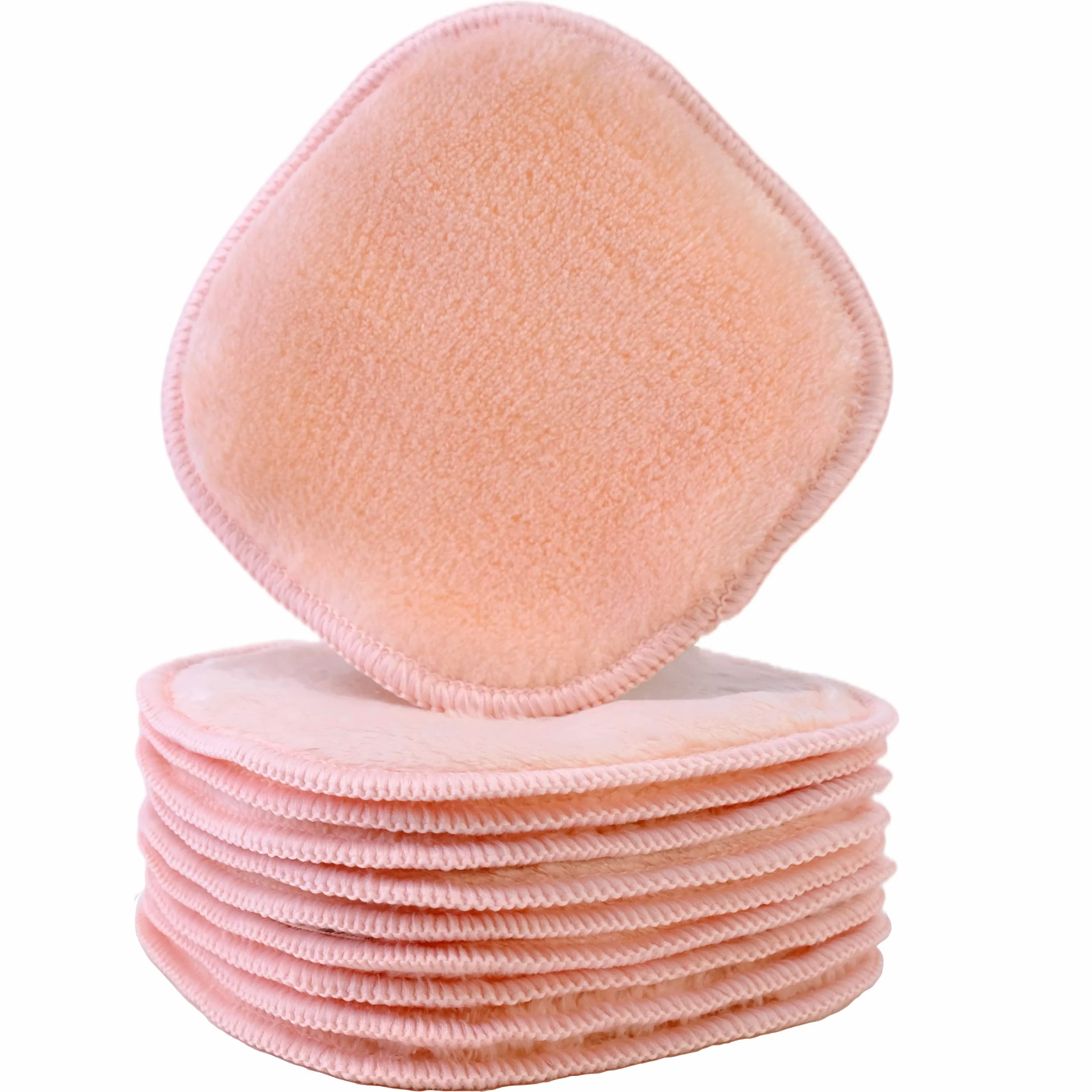 Polyte Serviettes démaquillantes microfibres Premium 13x13 cm 10 sztuk różowe