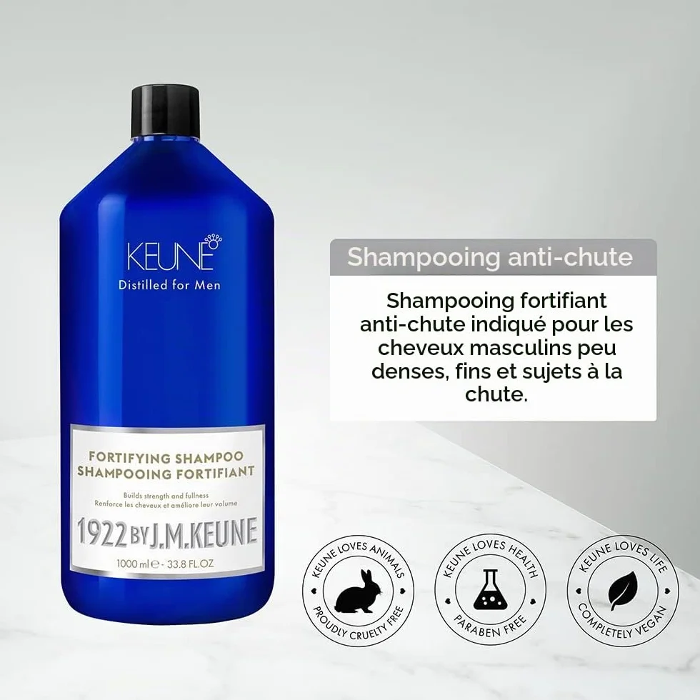 Keune 1922 Fortifying Shampoo 1000ml - shampooing fortifiant