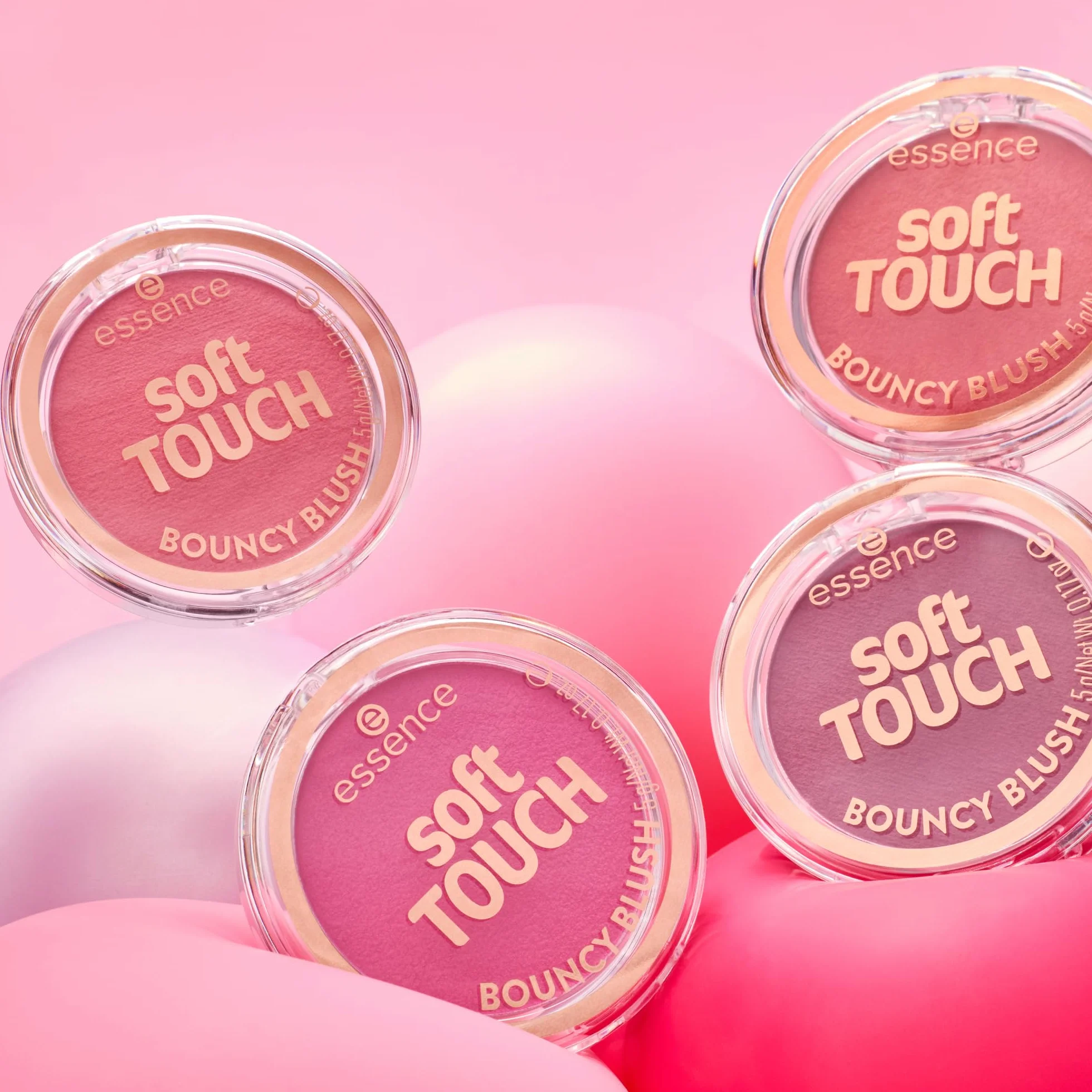 Essence Soft Touch Bouncy Blush Longue Durée Hautement Pigmenté Mat 5g