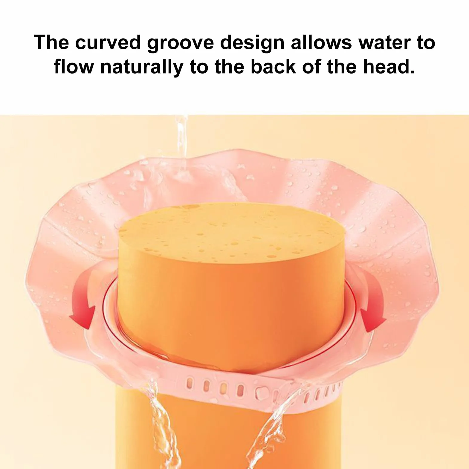 Visière De Douche Ajustable Protection Tête Yeux Oreilles Bonnet De Bain Bébés Adultes