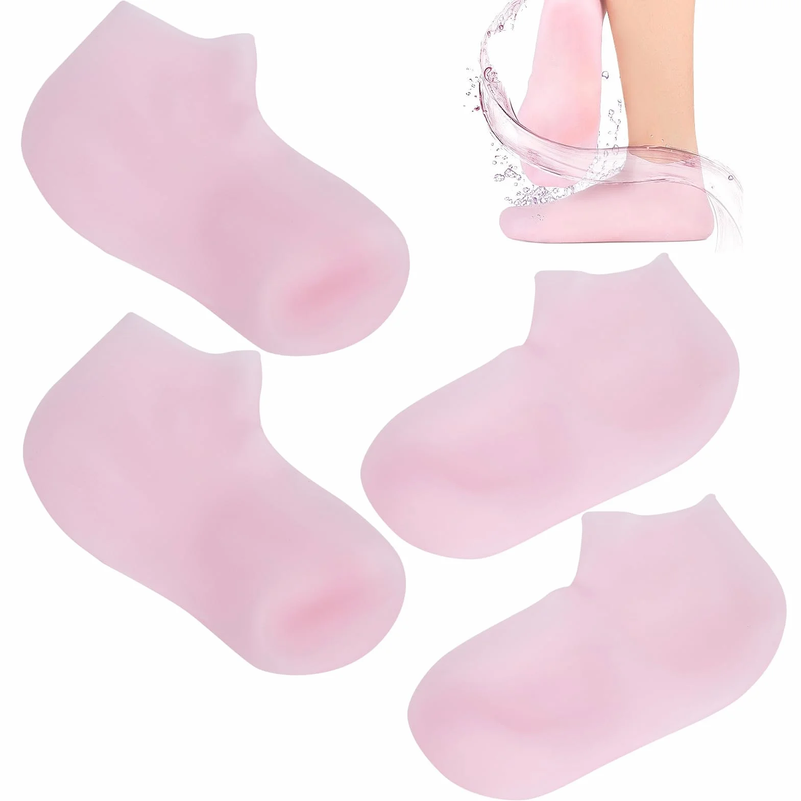 Chaussettes en Gel Hydratant Silicone pour Spa L 39-41