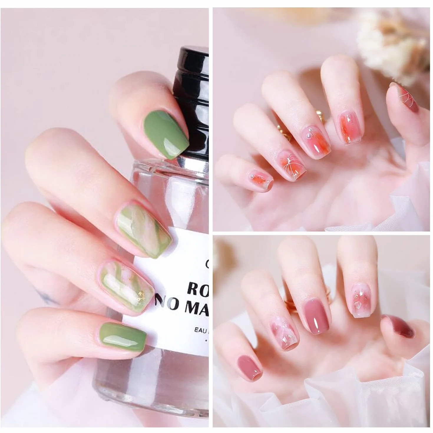 Vishine 16ml Vernis à Ongles Semi-permanent Blooming Gel UV LED Nail Art