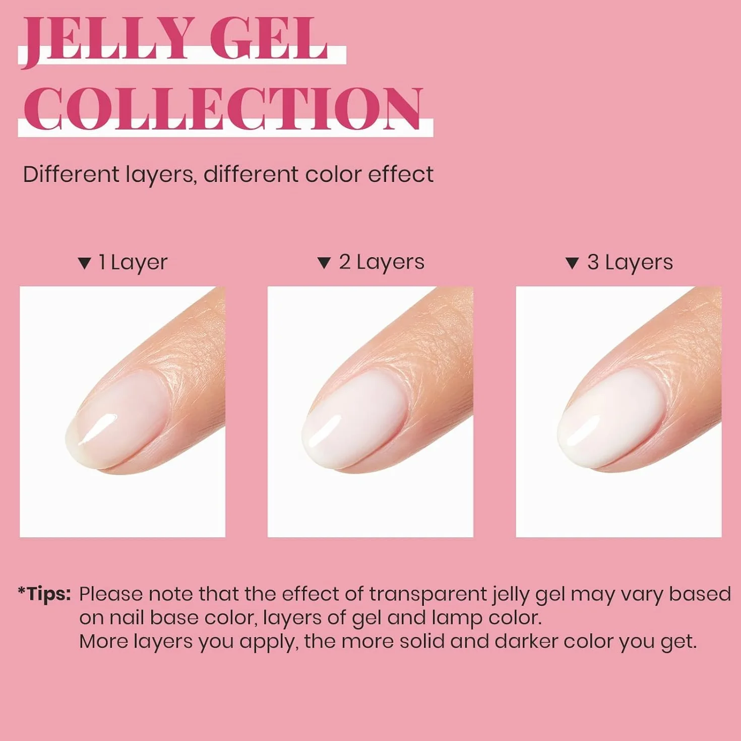 Vishine Vernis à ongles gel laiteux nude translucide 8 ml Soak Off UV