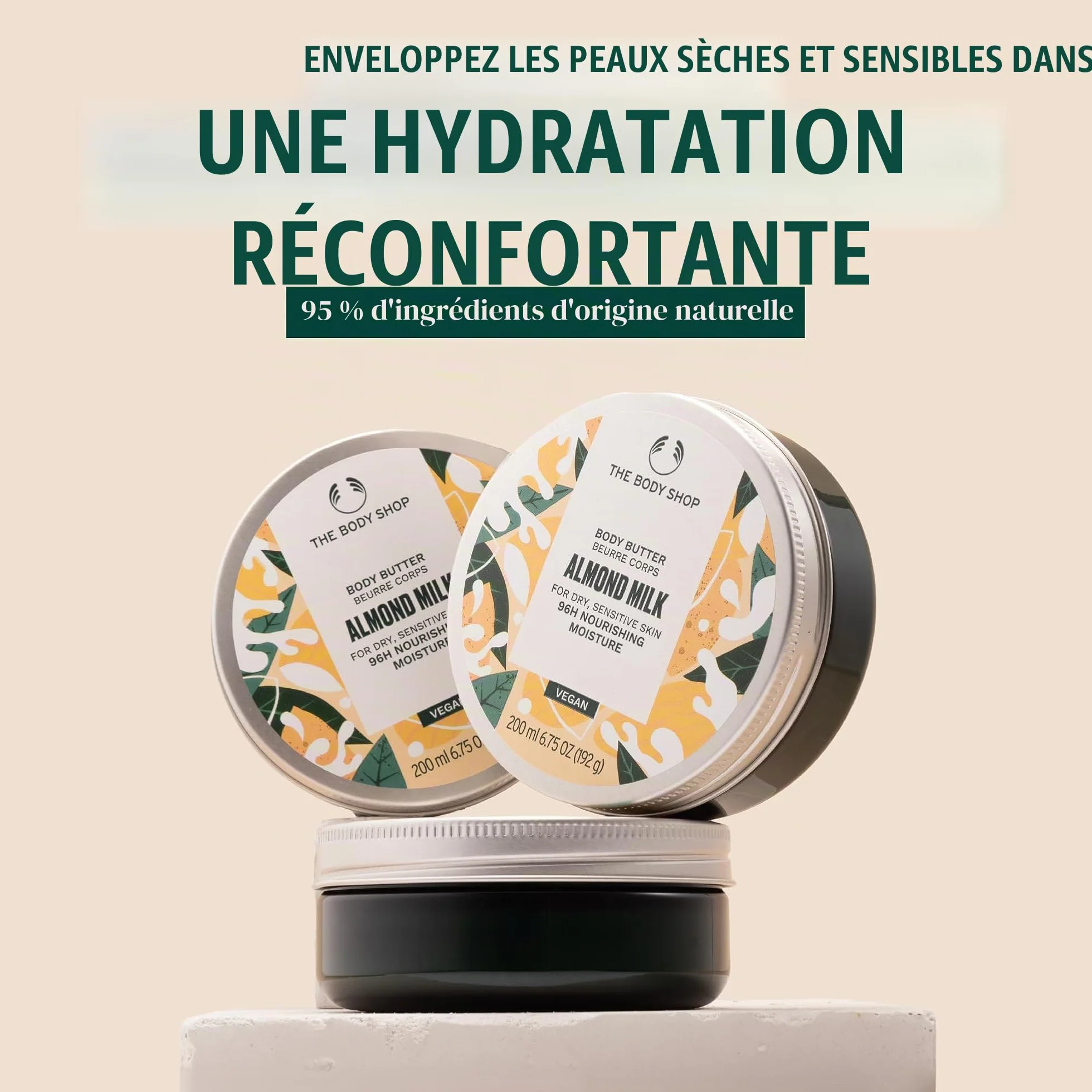 THE BODY SHOP Beurre corporel au lait d'amande 200 ml