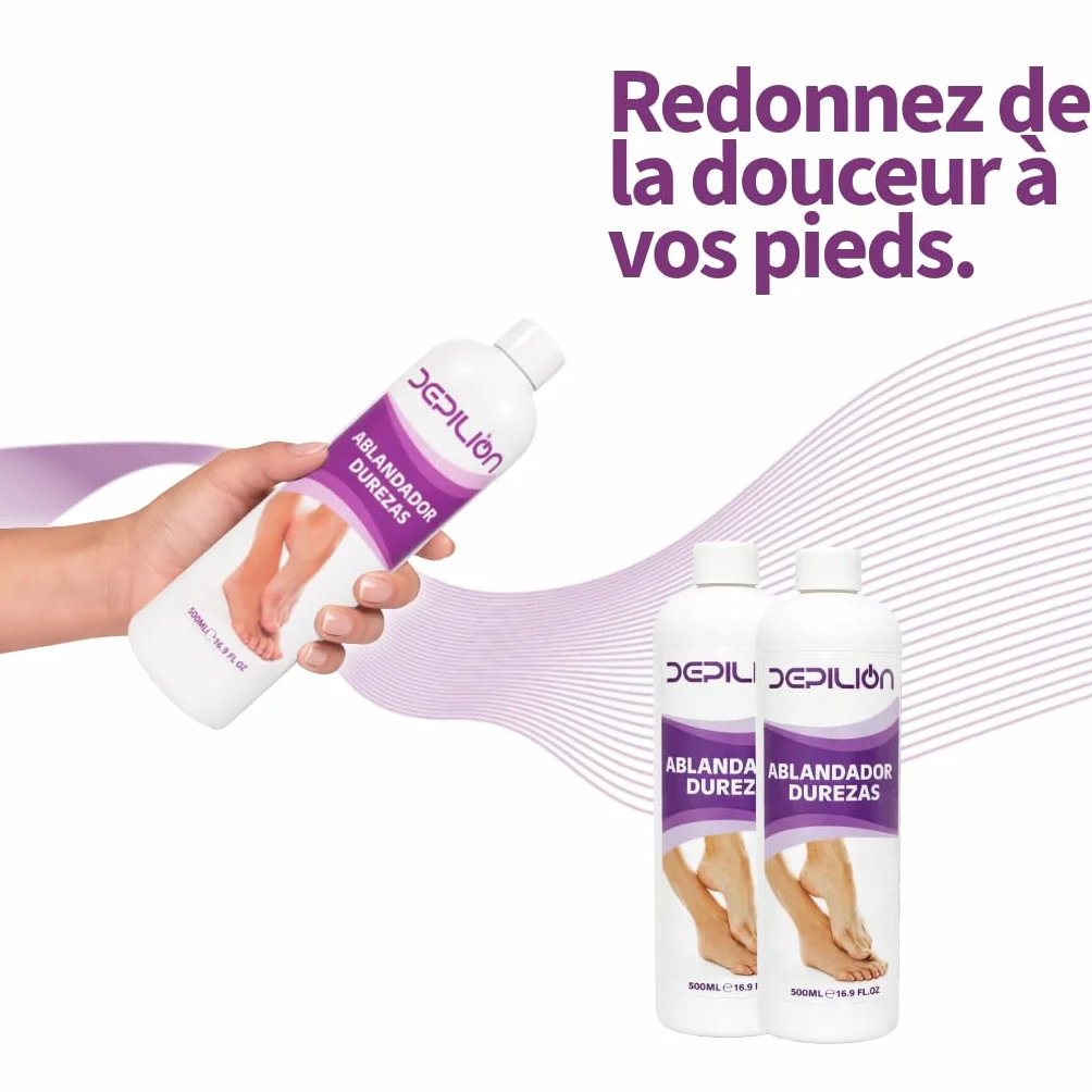 Liquide Anti-Callosités 500 ml - Anti Callosités Pieds Remover