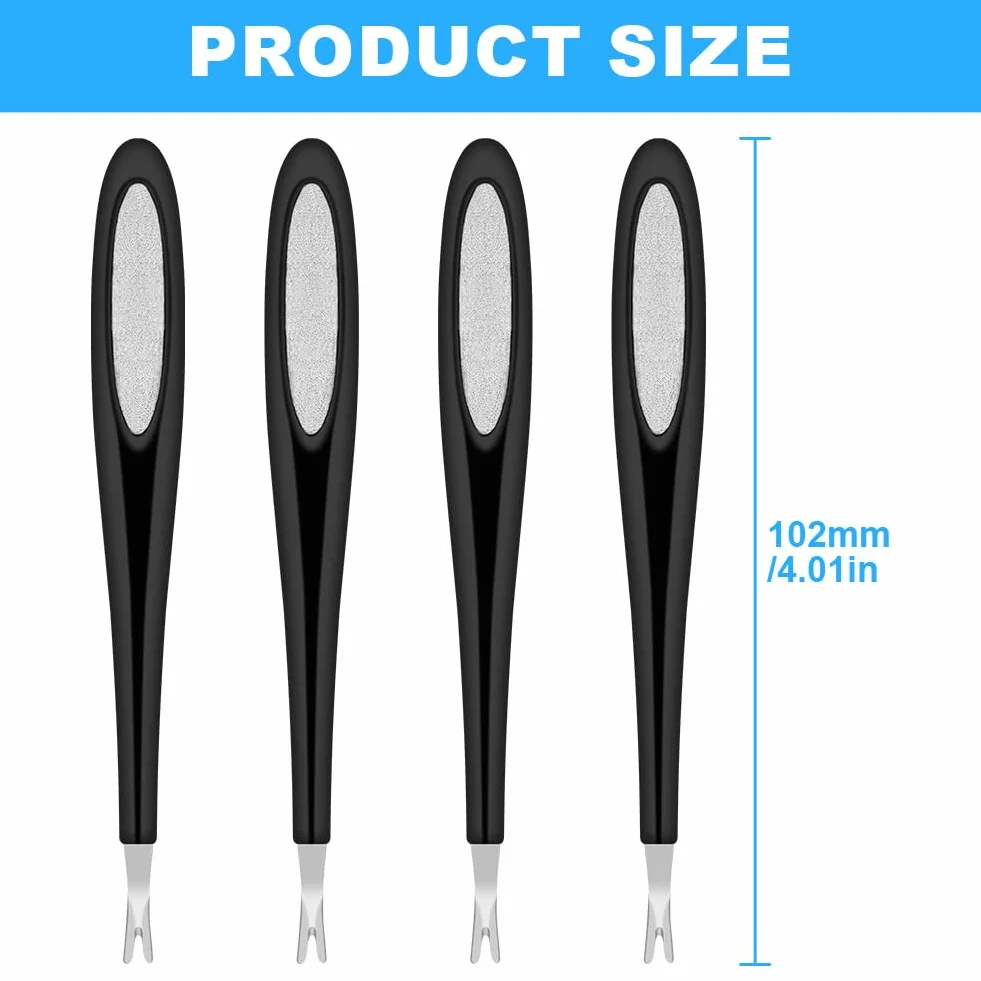 Outil de Soin des Ongles Nail Art Cuticules Trimmer Pusher Fourchette à Cuticules