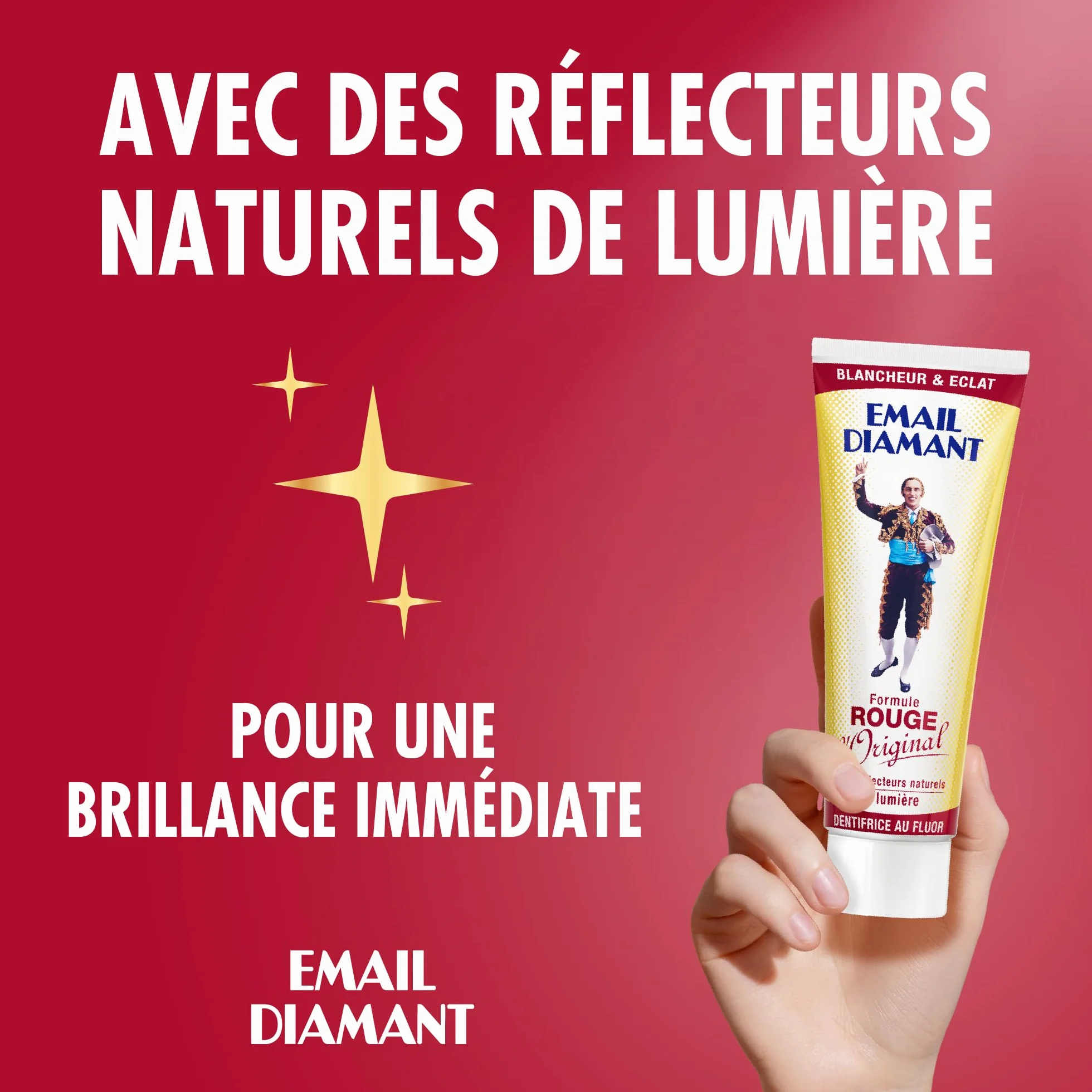 Email Diamant Dentifrice Blanchissant Formule Rouge L'Original 75 ml