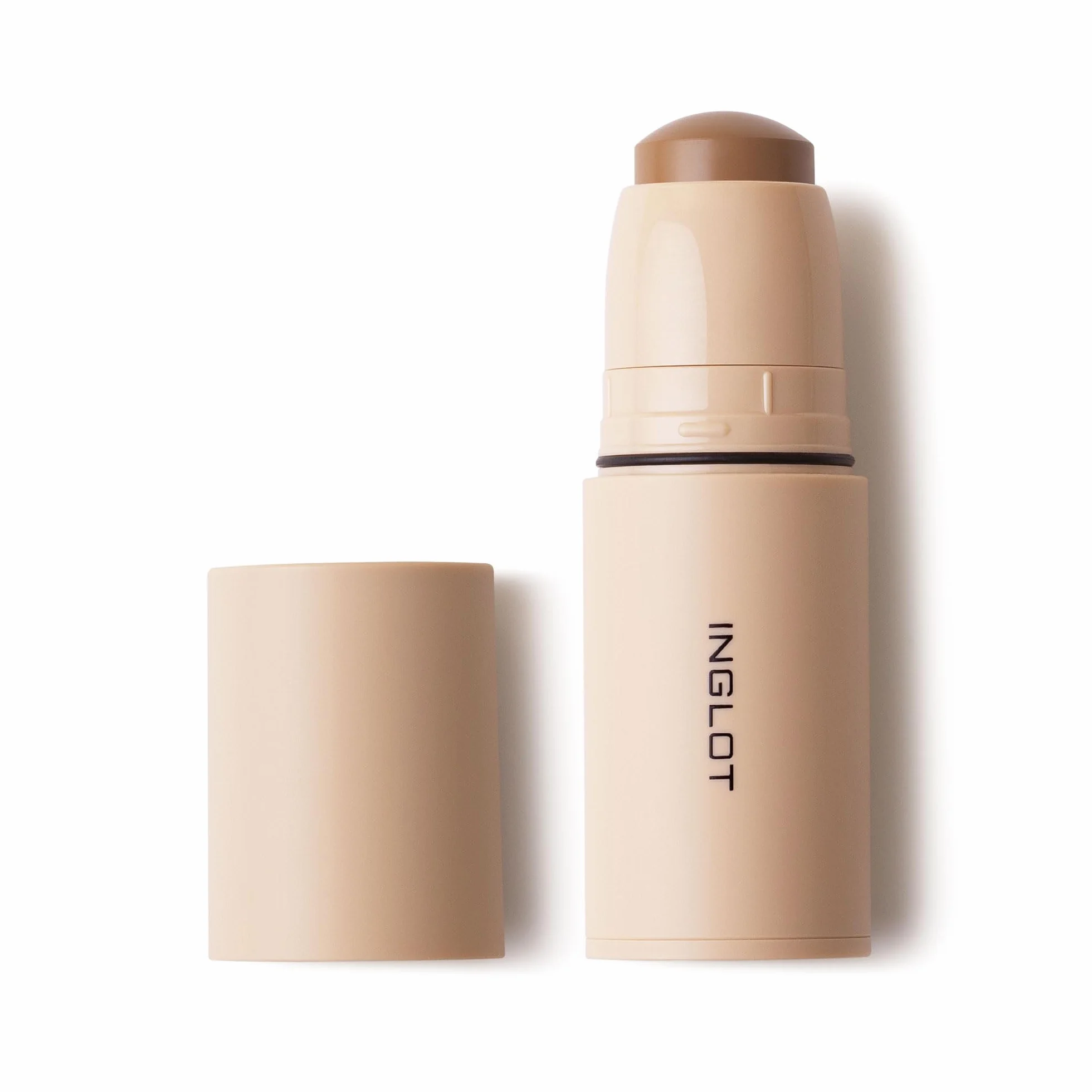 Inglot Stick Bronzer Crémeux | Contouring Naturel et Application Facile | Effet Longue Durée | Formule Hydratante pour Sculpter le Visage |Warm Brown 112 | 6,2 g