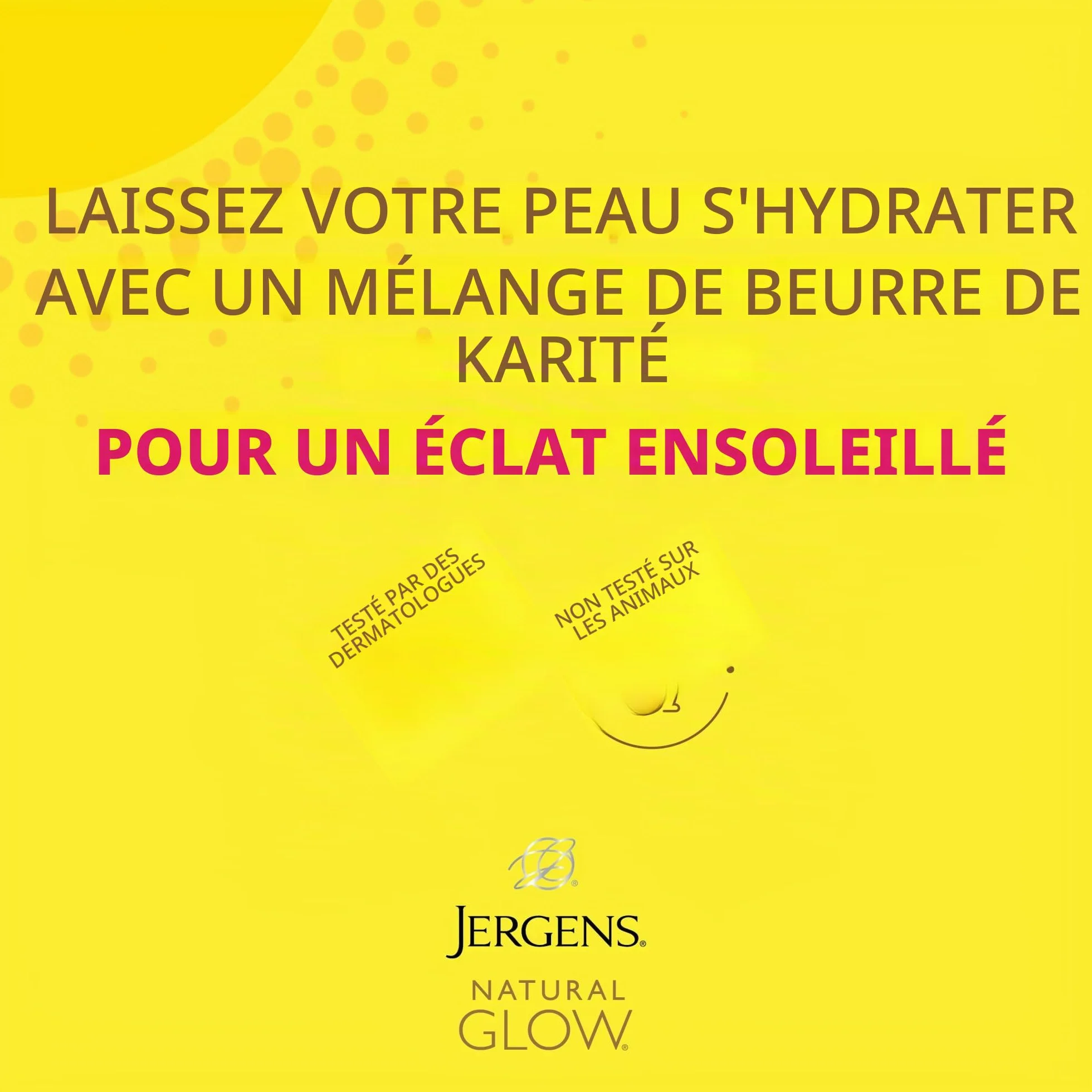 Jergens Natural Glow Hydratant sous la douche, teint moyen à bronzé, lotion pour la peau humide de 7,5 onces, scelle l'hydratation avec une couleur progressive et impeccable