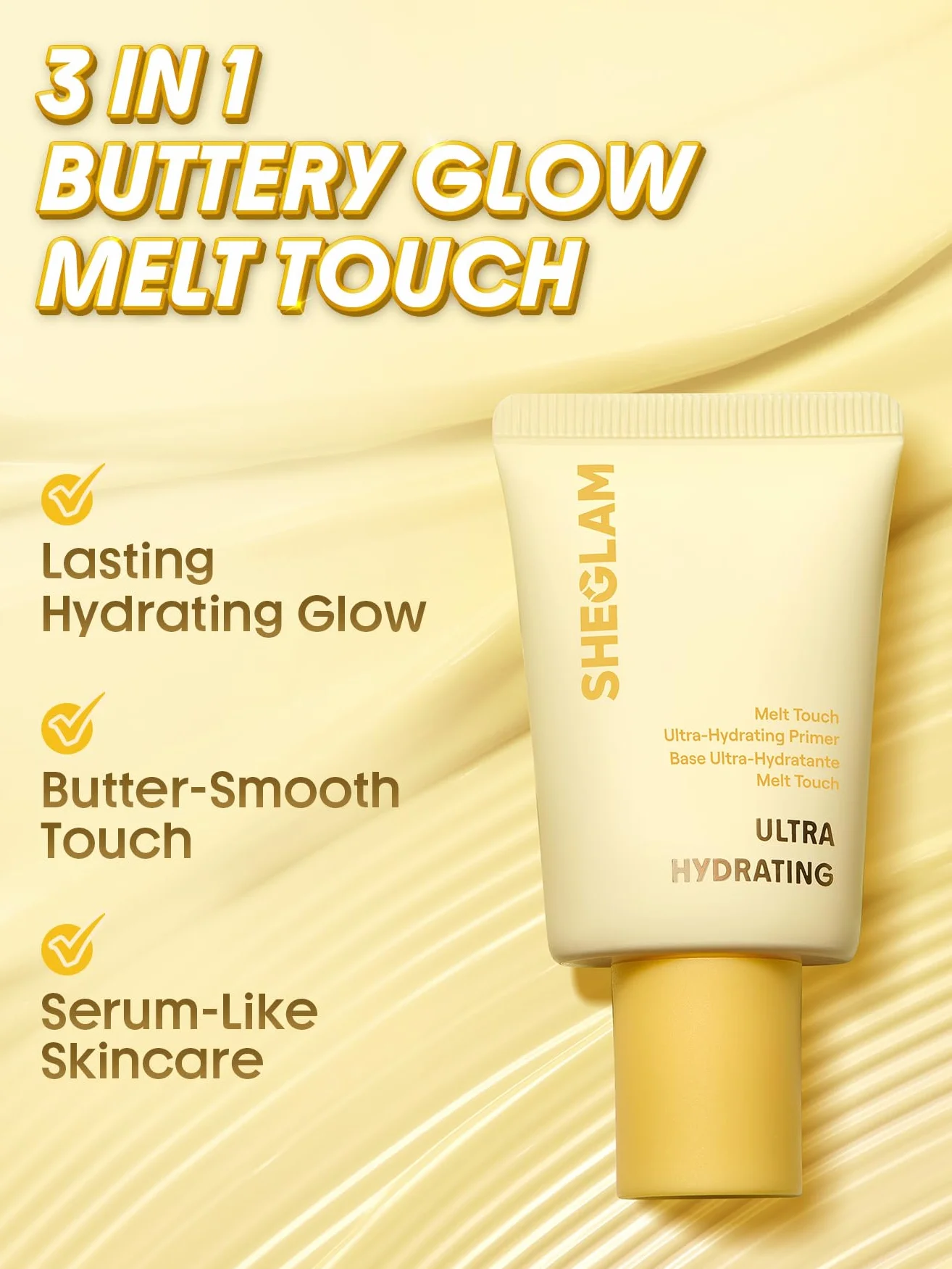 SHEGLAM Melt Touch Ultra Hydrating Primer Hydratant Lissage