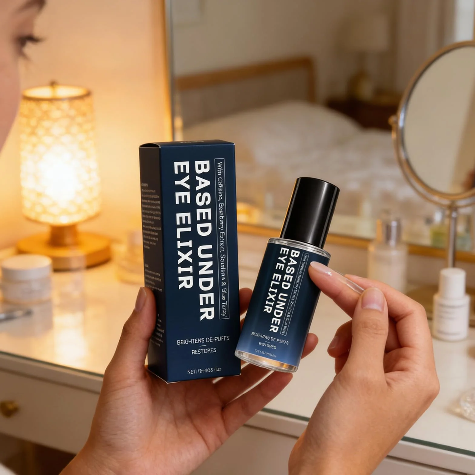 Sérum Visage Anti-Âge Action Rapide Under Eye Elixir Anti-Rides Fermeté Tonifiant Tous Types de Peaux Soin Anti-Âge des Yeux Contour des Yeux Lisse Hydratante 24h 3PC