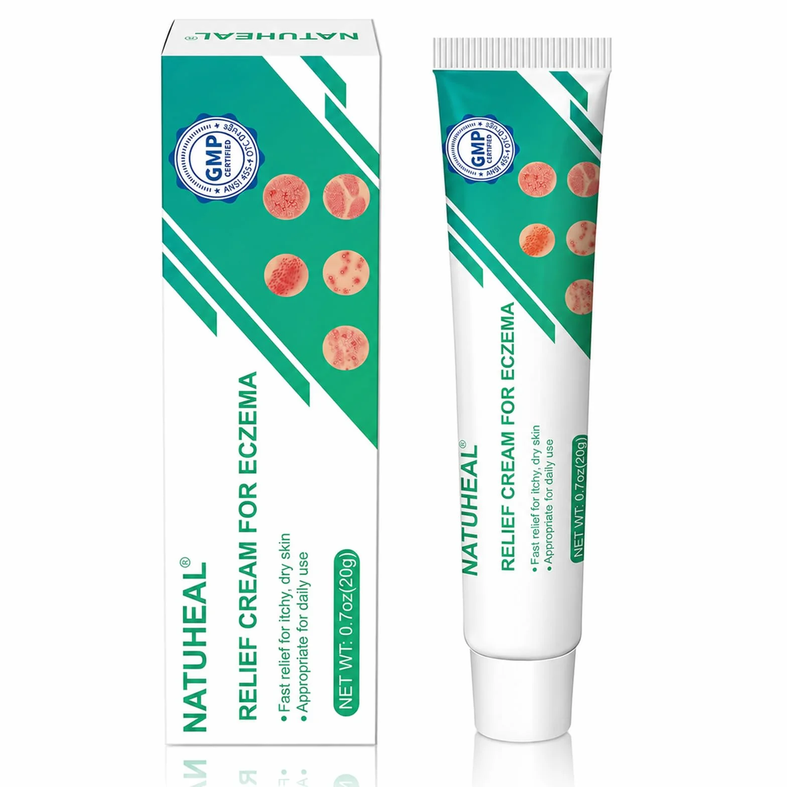 Crème Anti-Démangeaisons Eczéma Apaisante Réparatrice Peaux Sèches Irritées 20g