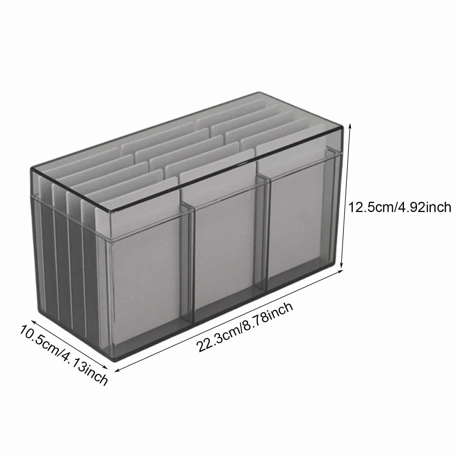 Boîte de Rangement pour Cils Contenant à Maquillage Porte-palette Étui à Faux Cils Organisateur de Plateau à 15 Niveaux Anti-poussière Adapté pour, Noir