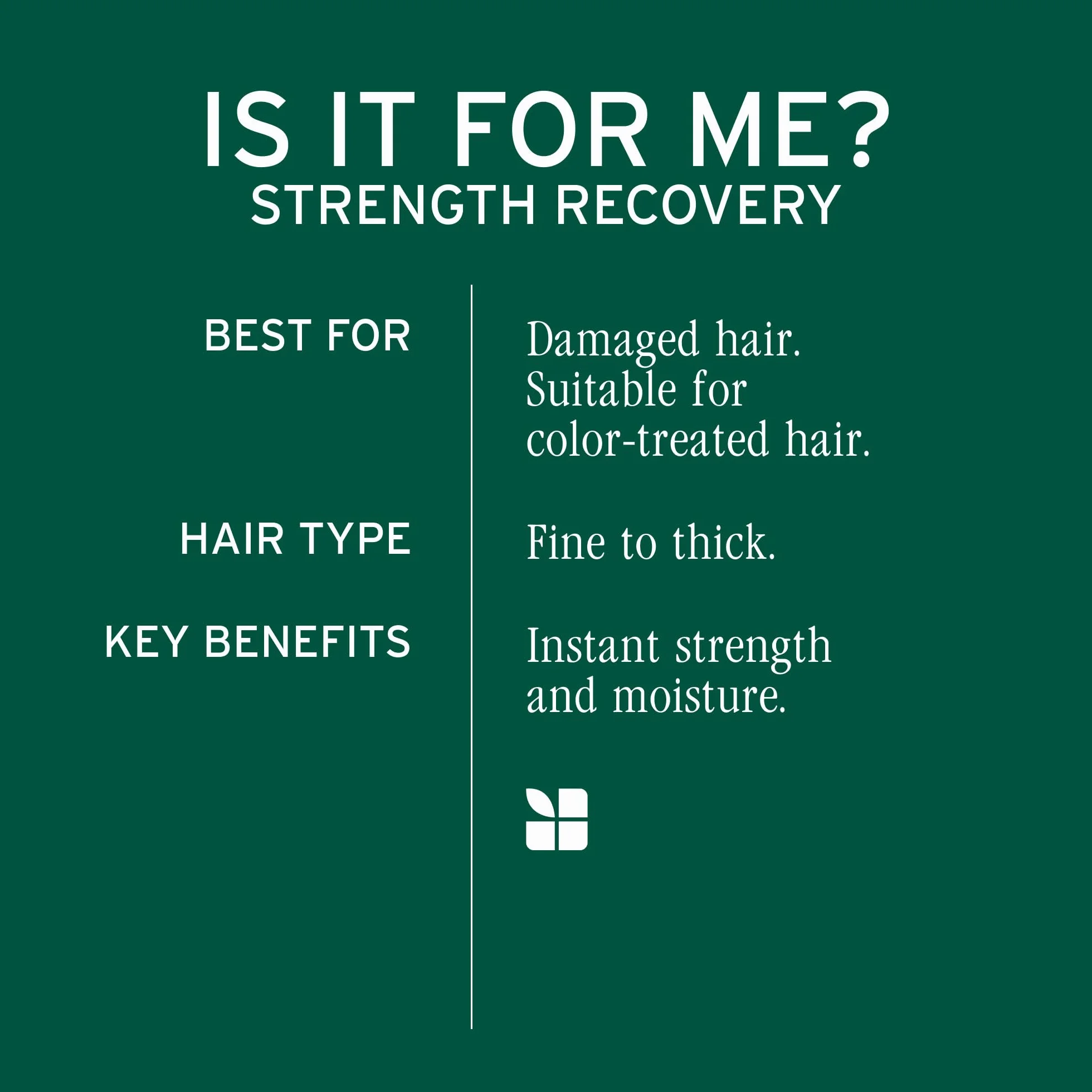 Strength Recovery Repairing Spray for Damaged Hair, 250 ml