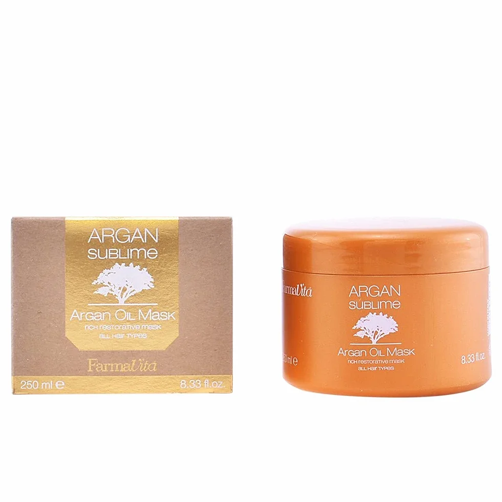 Masque réparateur pour cheveux Argan Sublime Farmavita Argan Sublime