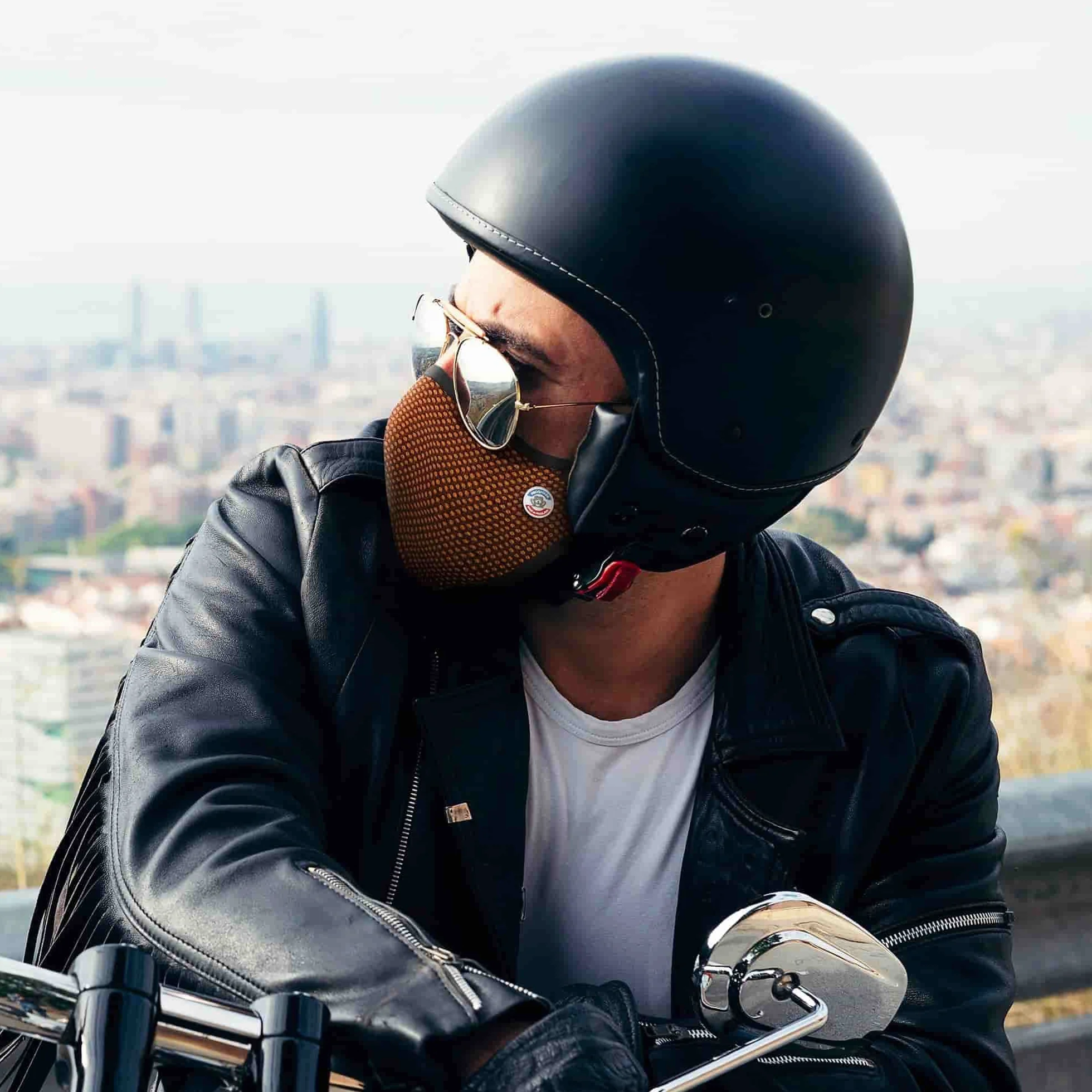 FROGMASK Masque de protection anti-pollution vélo FFP2 réutilisable lavable Fabriqué en France