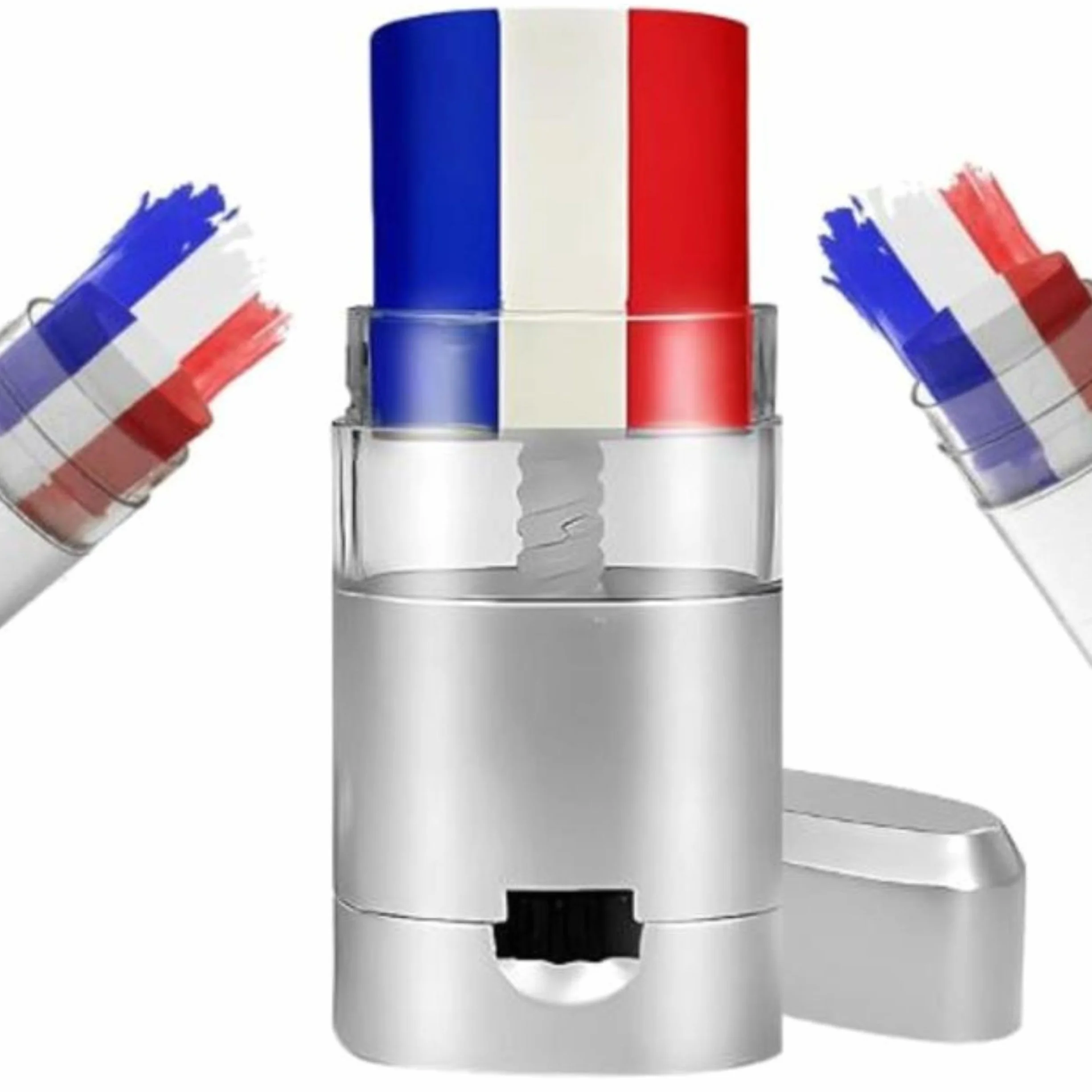 Stick Maquillage Bleu Blanc Rouge Drapeau Francais Tricolore Face & Body Paint Supporter France