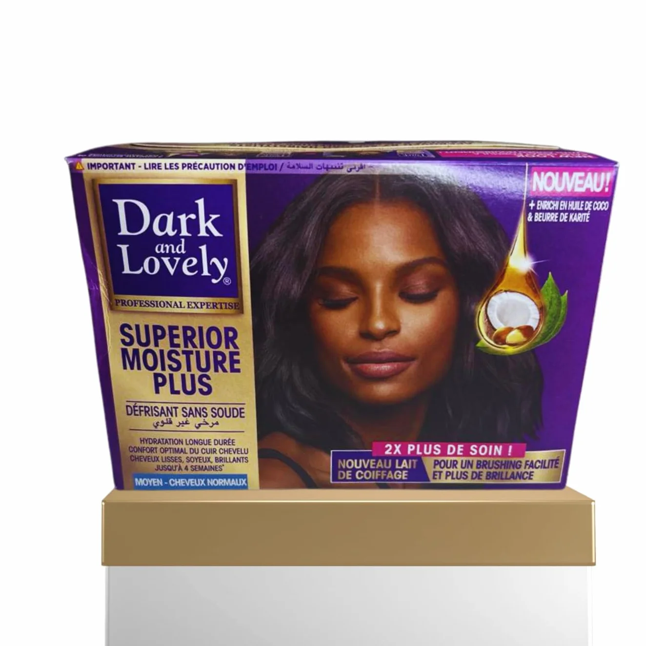 Dark and Lovely Moisture Plus Sans Soude Lissage Normal