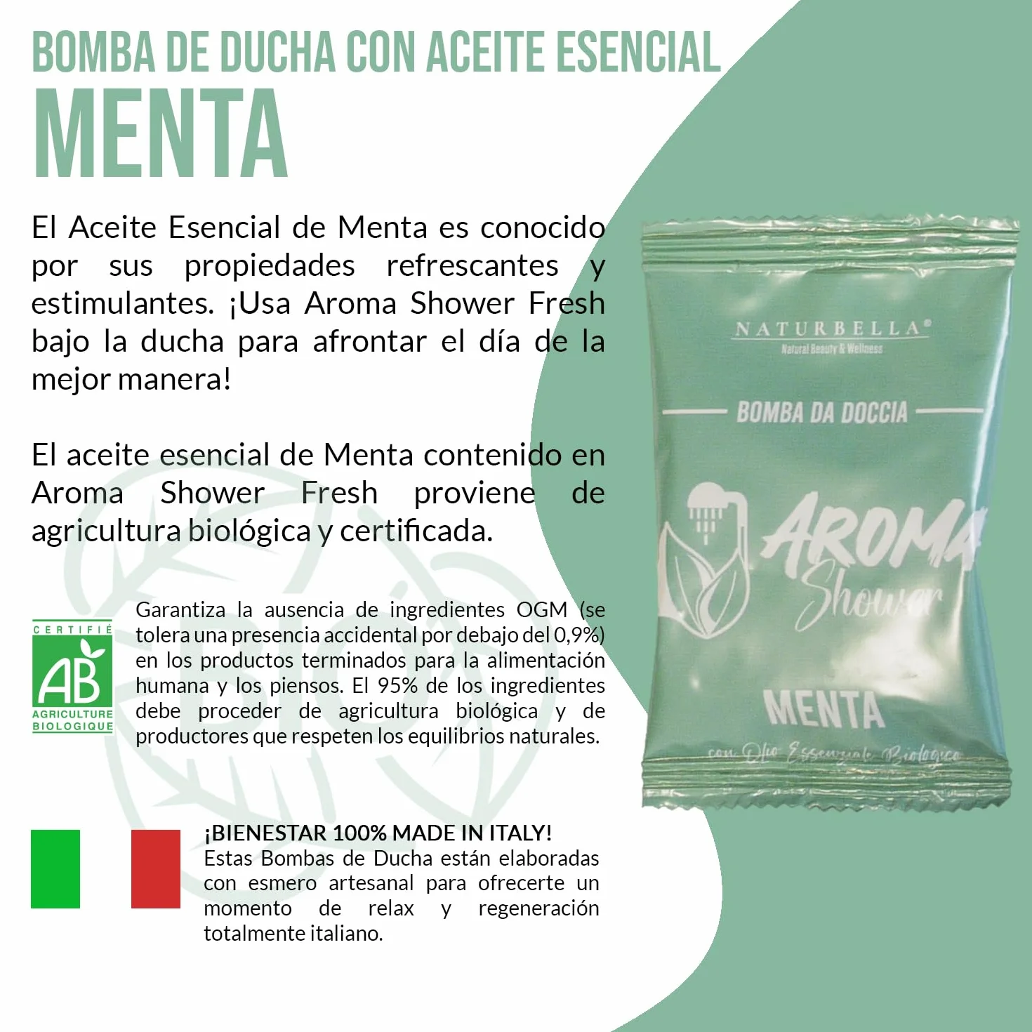 Gisa Wellness Bombes de Douche Aroma Shower BOX 10 pièces Huiles Essentielles Bio Lavande Citron Eucalyptus