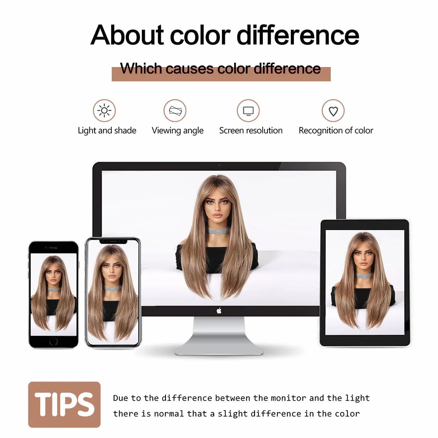 Esmee Perruque Blond Cendré Longue et Droite pour Femmes Perruque à Frange en Cheveux Synthétiques pour Soirée Cosplay Quotidienne