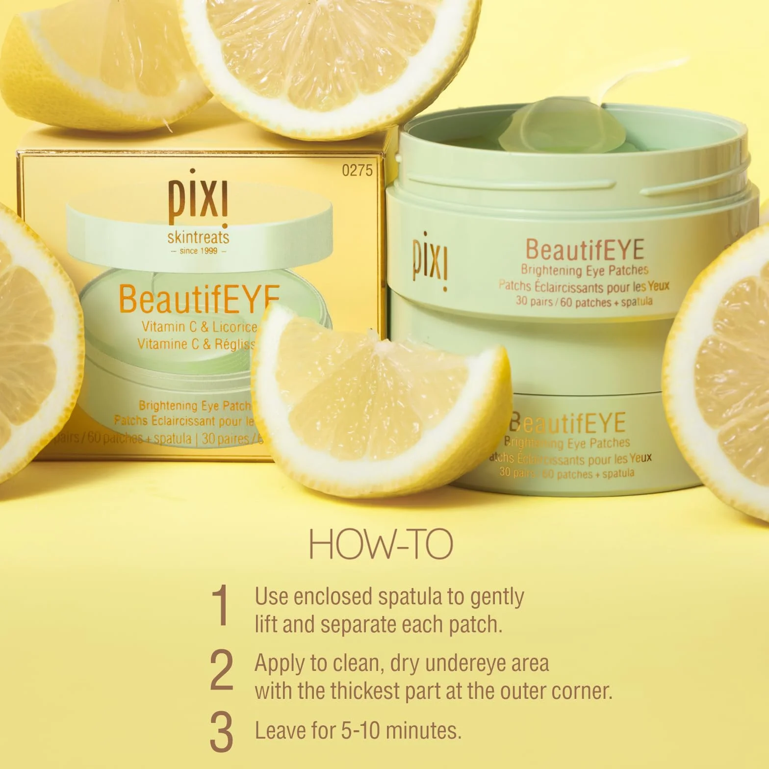 Pixi Beauty BeautifEYE Eye Patches 30 Paires Hydrogel Rafraîchissants pour Cernes