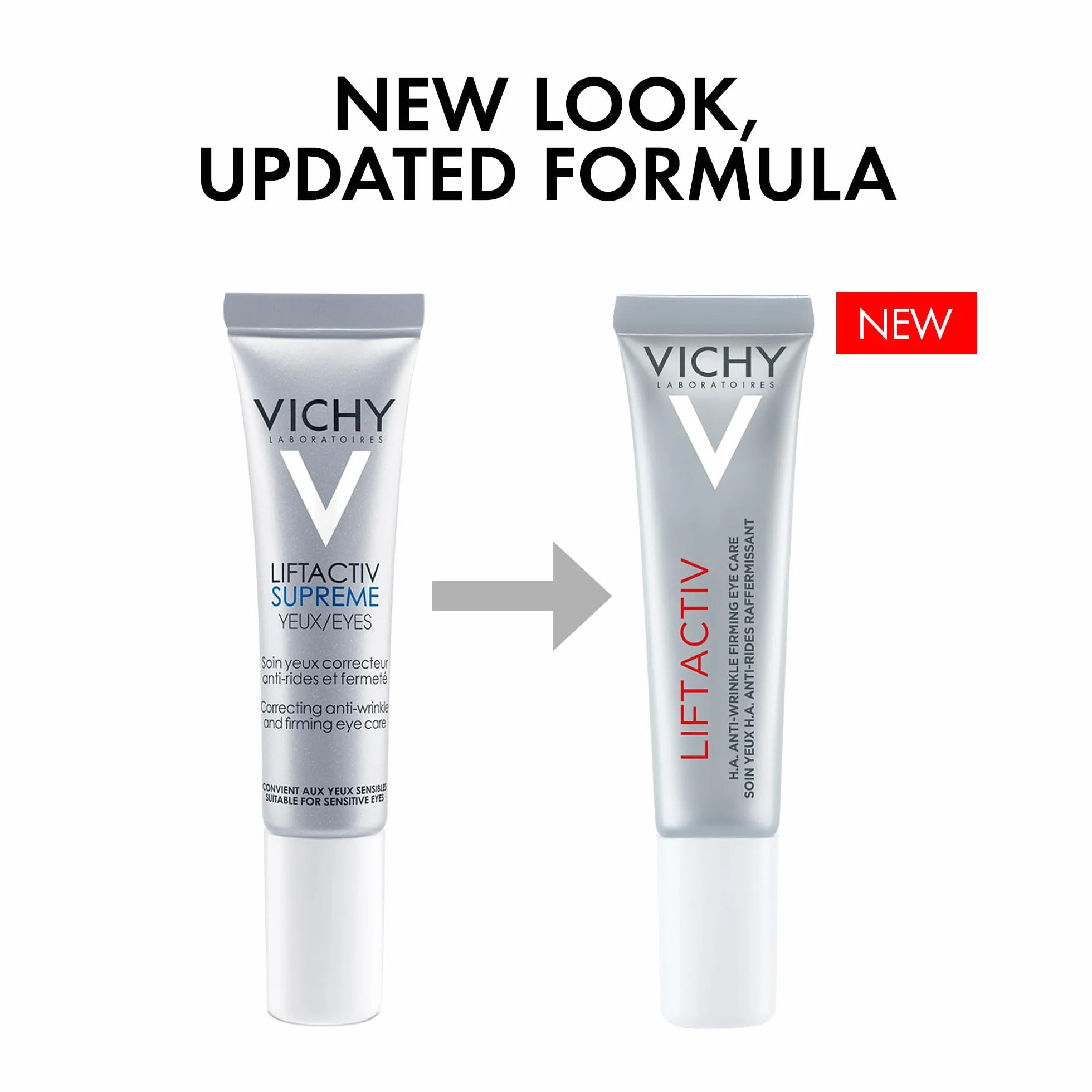 Vichy LIFTACTIV H A Crème Contour Des Yeux Anti-Rides Anti-Cernes Vitamine C Acide Hyaluronique