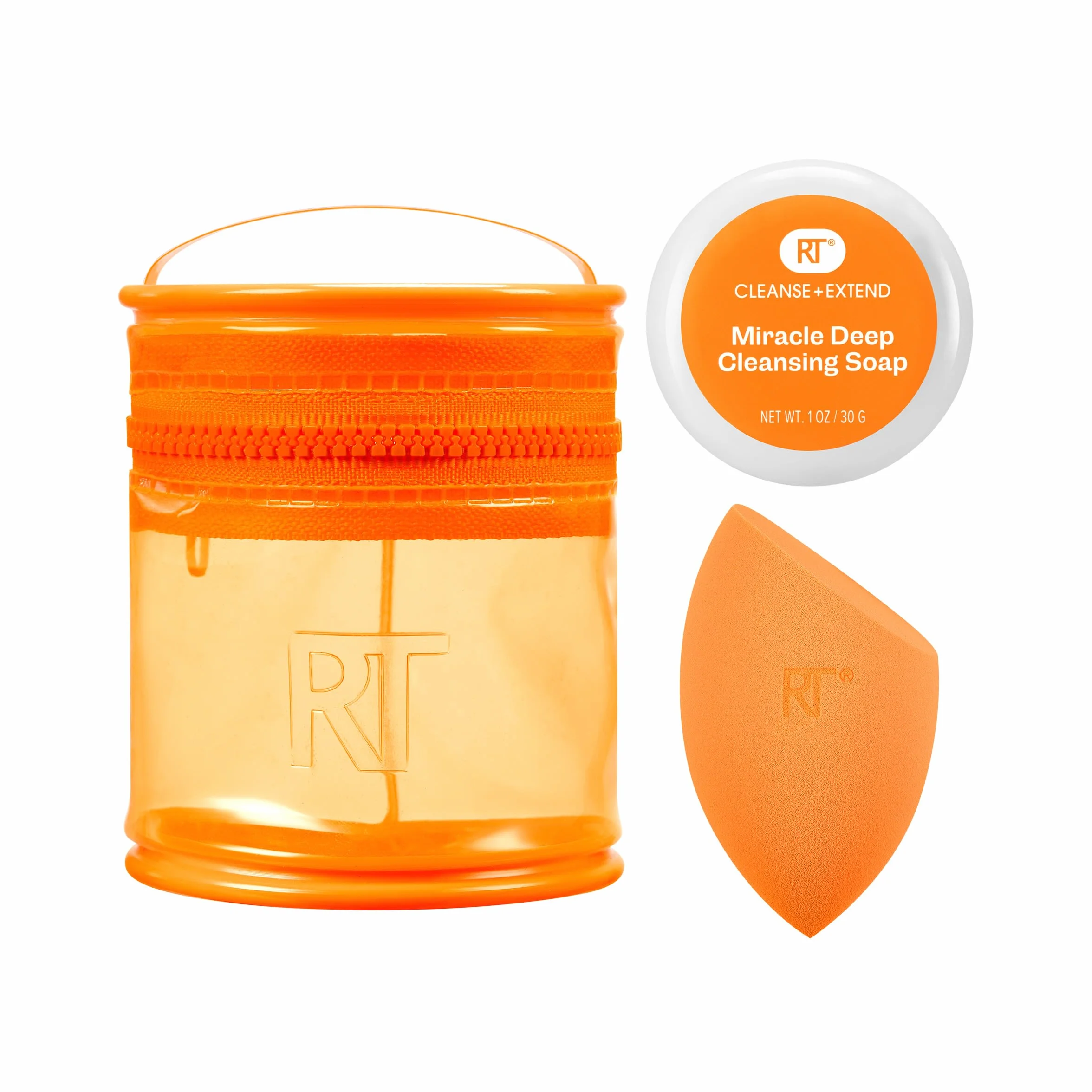 Real Techniques Miracle Blend + Cleanse Kit, 3 Piece Set