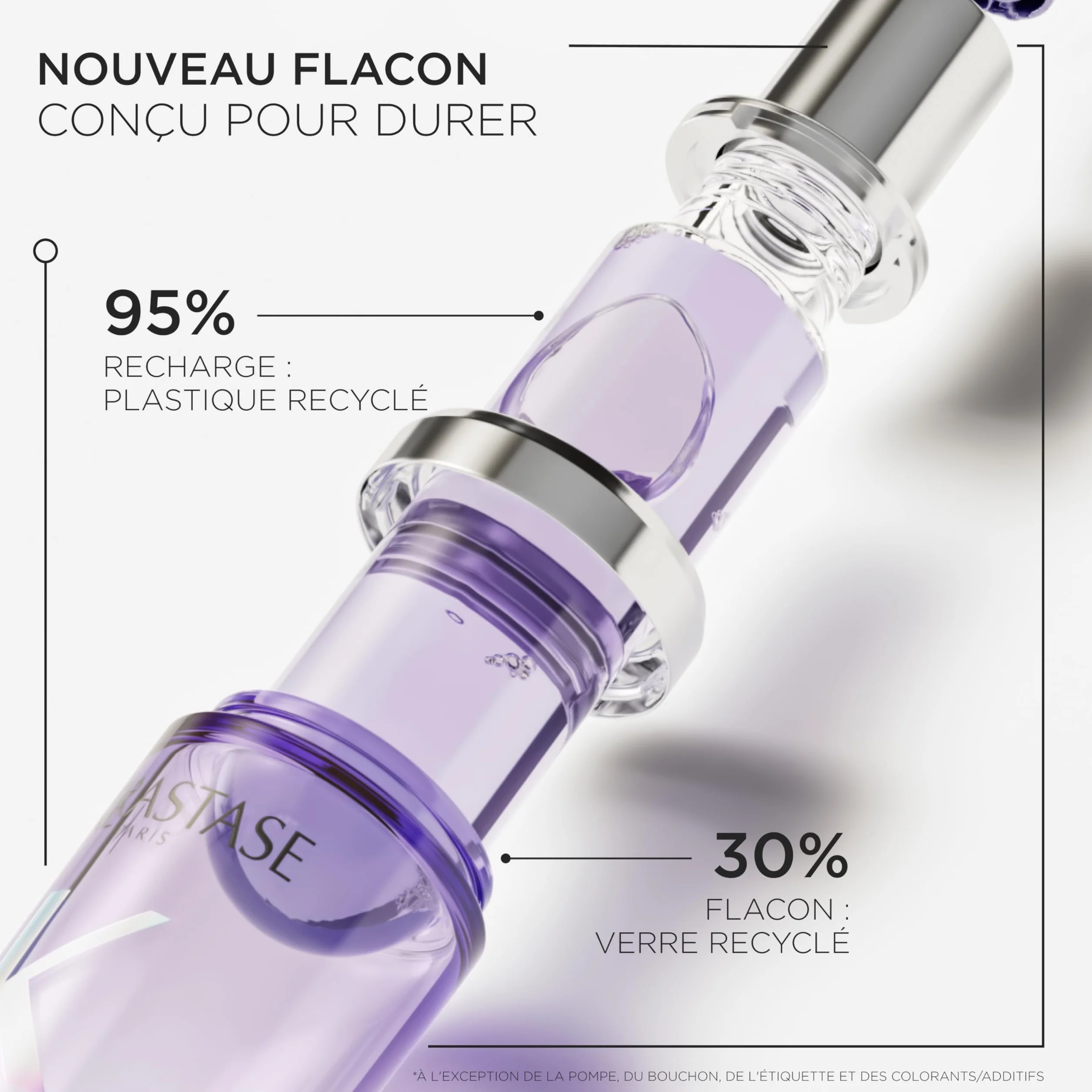KÉRASTASE Blond Absolu L'Huile Cicagloss Rechargeable Huile Capillaire Brillance Multi-Usage Soin Thermo-Protecteur Sans Rinçage Cheveux Blonds