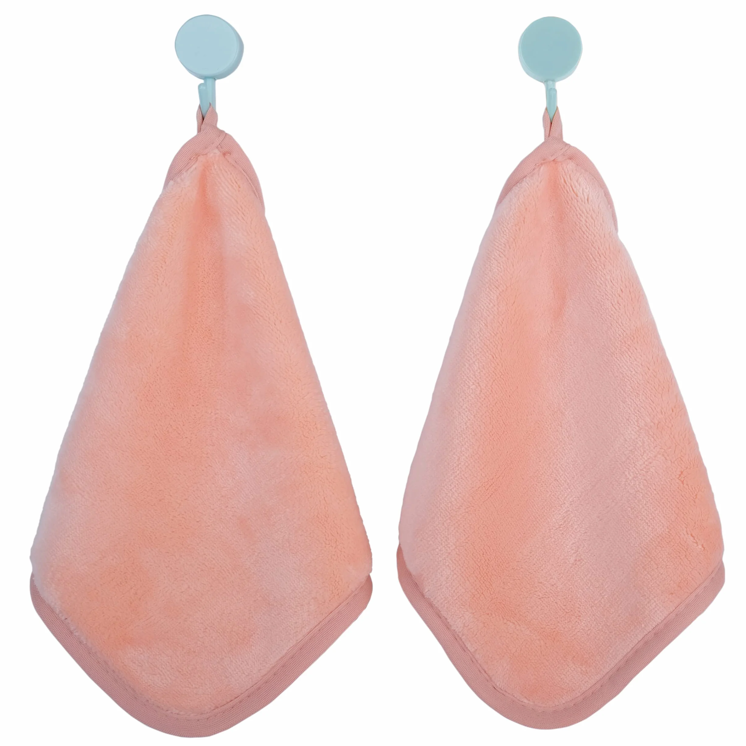 Serviettes démaquillantes en microfibres Premium 20x20 cm 4 pièces Rose hypoallergénique sans produits chimiques