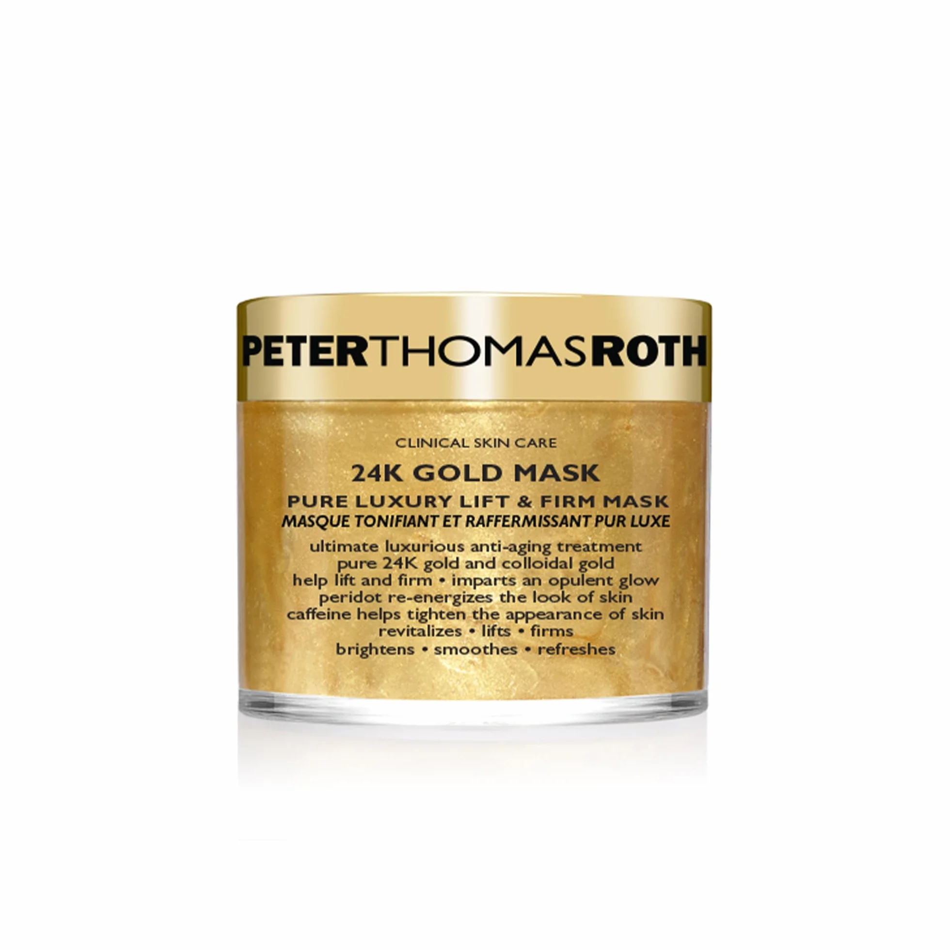 Peter Thomas Roth 24K Gold Mask - Masque Tonifiant et Raffermissant Pur Luxe, 50 ml