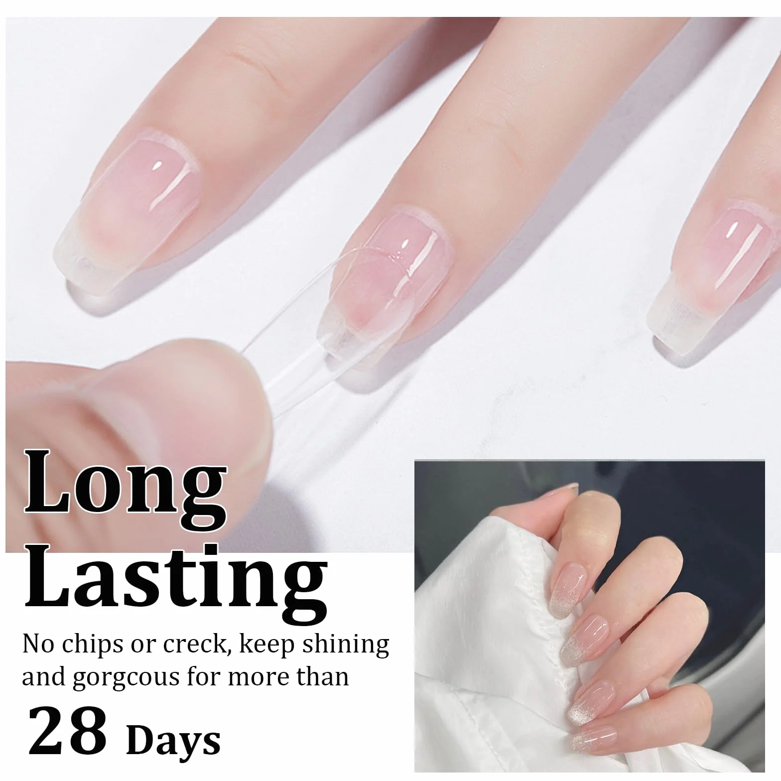 Poudre à Ongles Transparente 28g Dipping Powder Manucure Kits Sans Odeur Durable