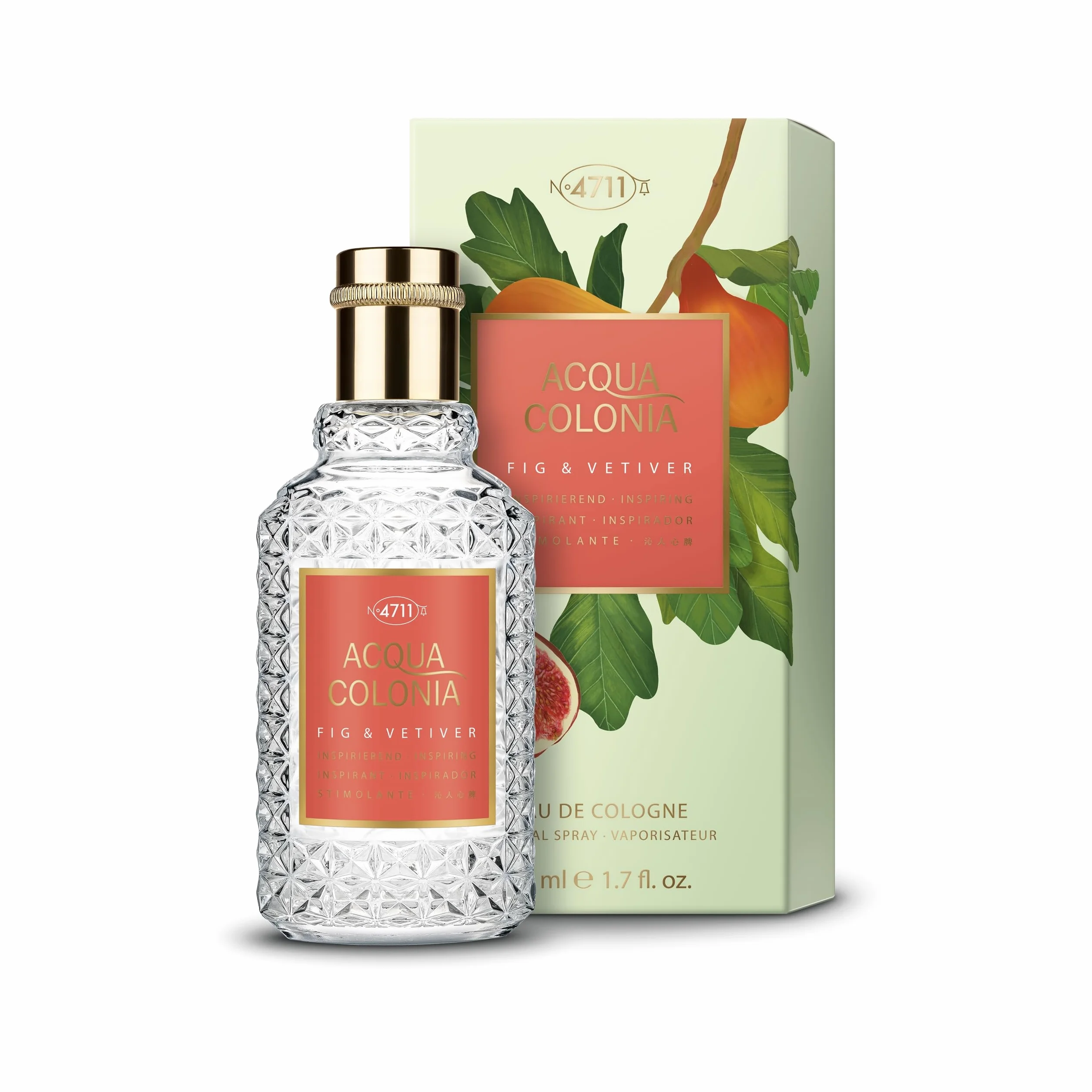 4711 Acqua Colonia® Fig & Vetiver | Eau de Cologne - inspirante - Bien-être pour les sens | 50 ml Natural Spray