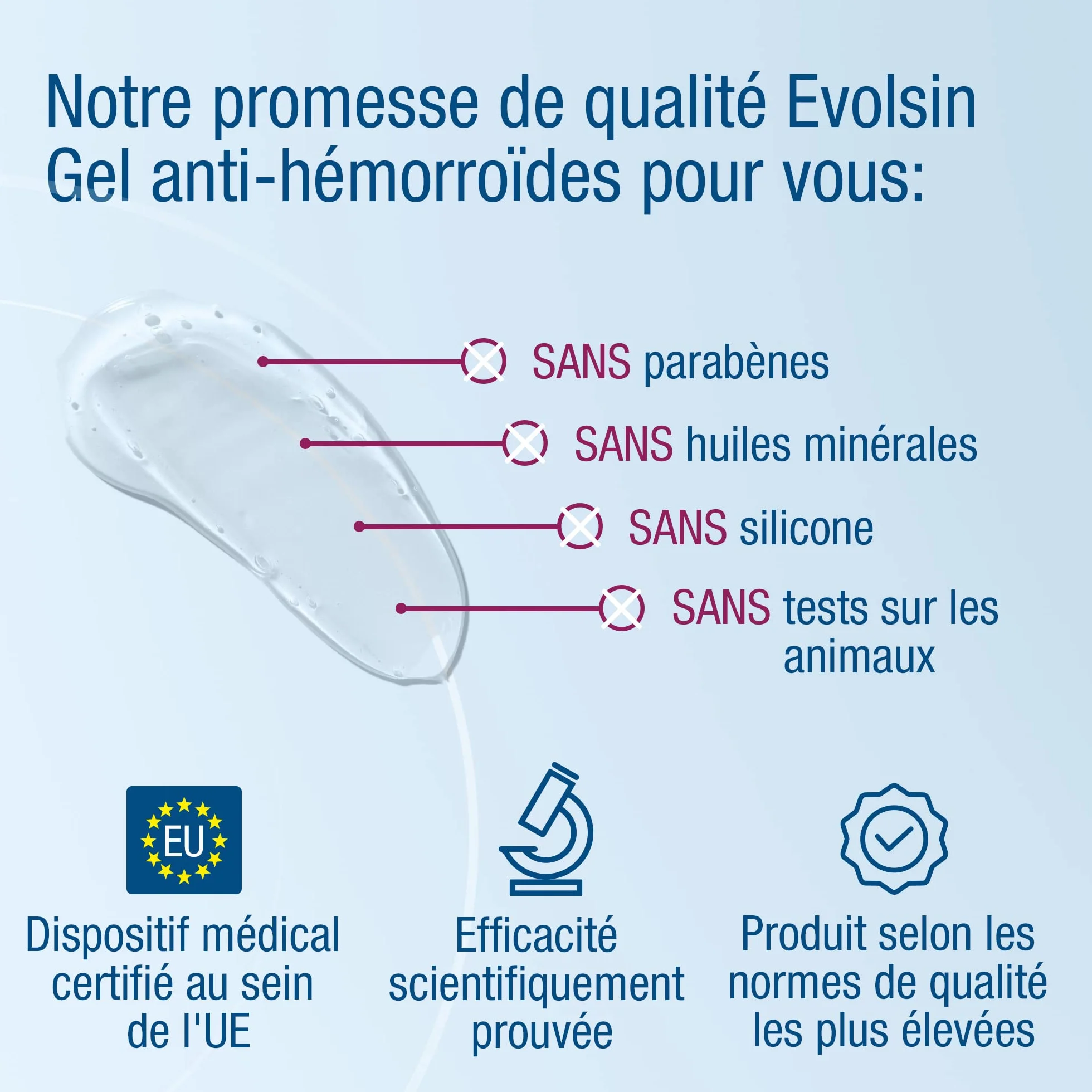 Evolsin crème hémorroïde 40ml dispositif médical