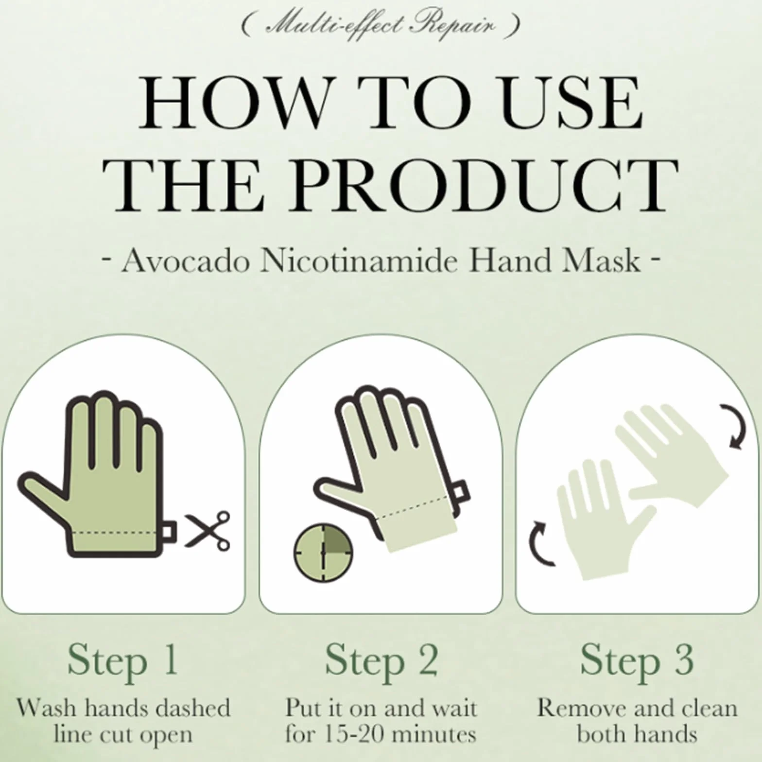 Main Gants Hydratants Masque Nourrissant Exfoliant Régénérant Mains Sèches Vieillissantes Gercées Avocat 5 Paires