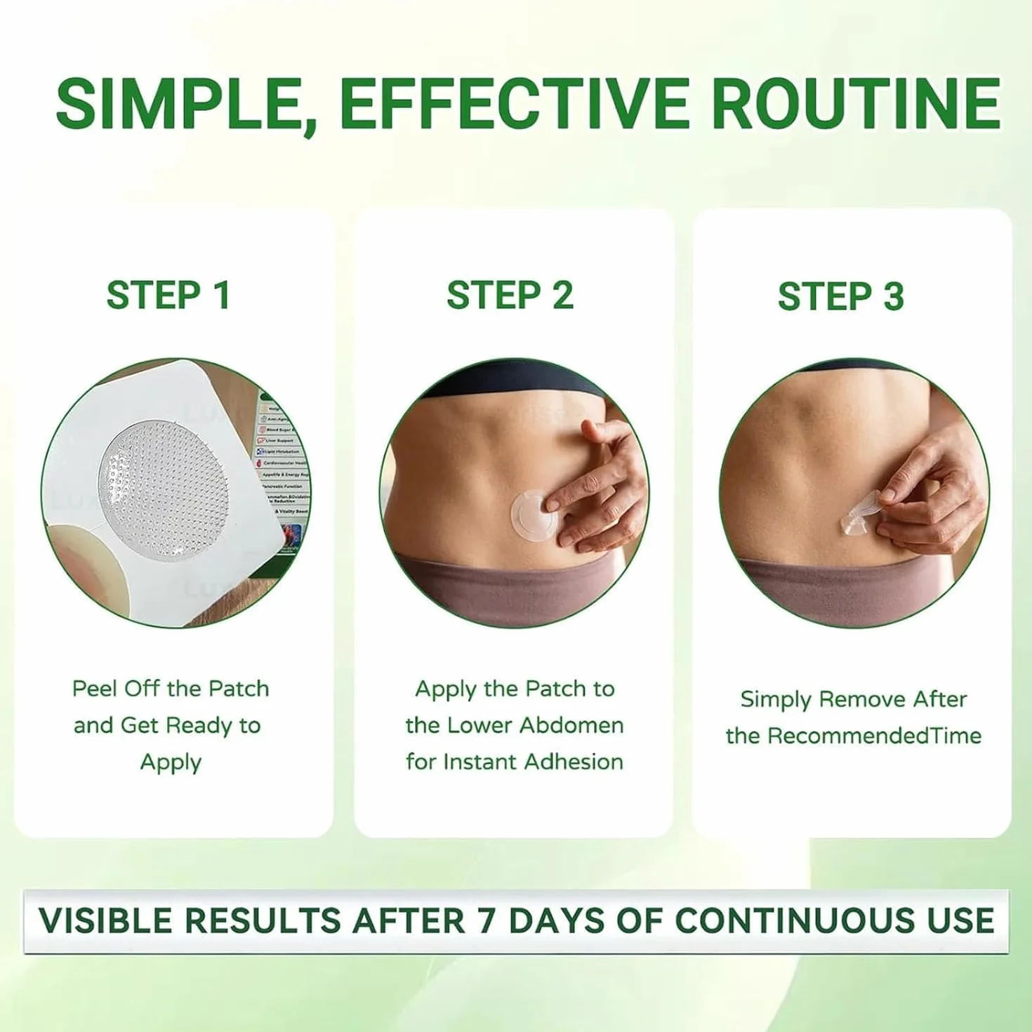 Lots de of 7 Patchs Berberine x NAD 10 EN 1 avec Moringa, Patch Nano Microneedle, Ingrédients Naturels, Doux et Efficace, Raffermissant la Peau, Facile à Appliquer, pour Hommes et Femmes (4 Boîtes)