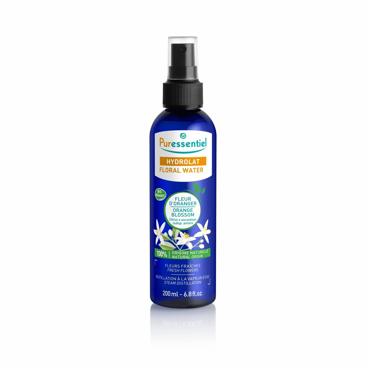 Puressentiel Hydrolat de Bleuet Bio 200 ml - 100% Naturel pour peaux délicates