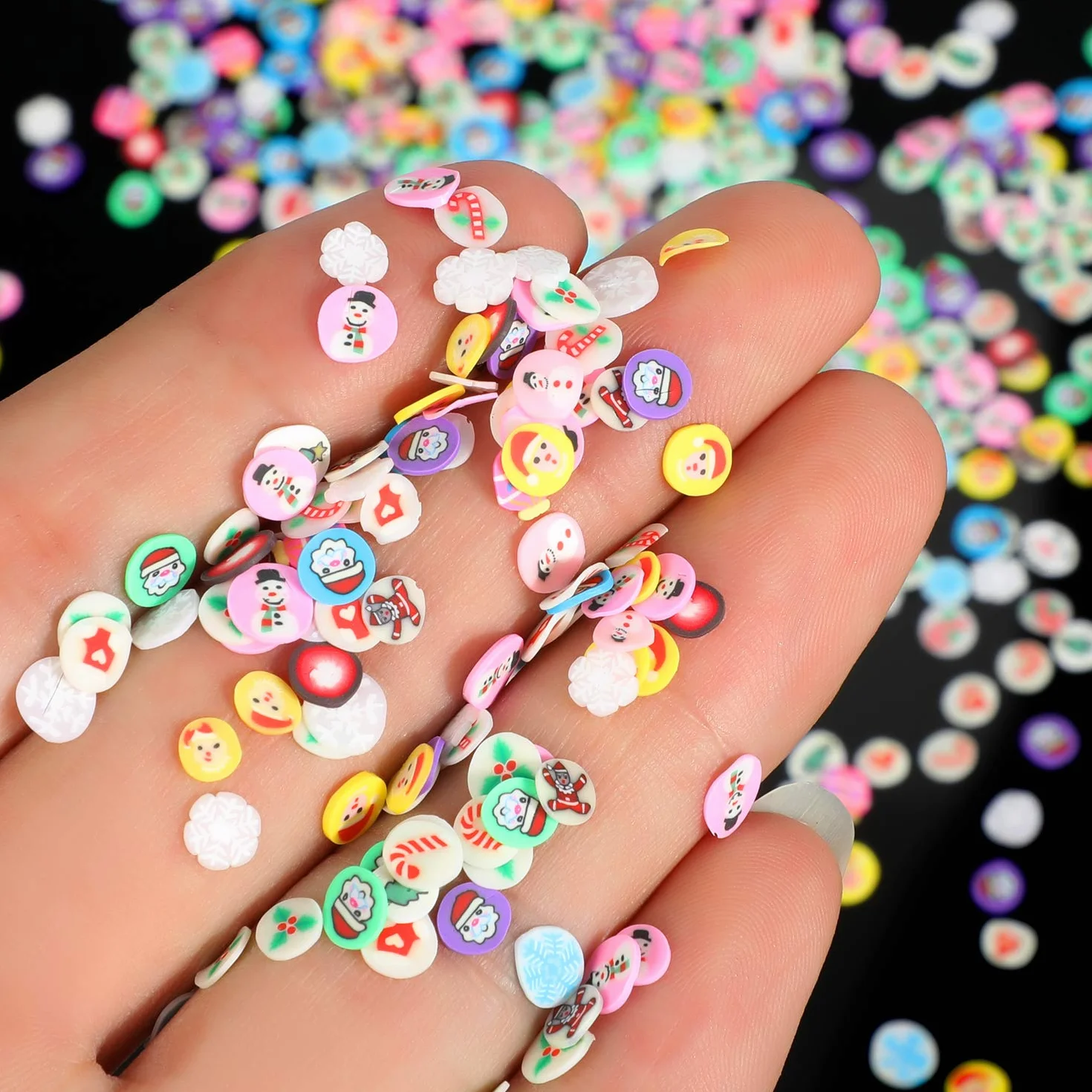 3000 Pièces Fruits Ongles Autocollants 3D Mignonne pour Ongles Décorations