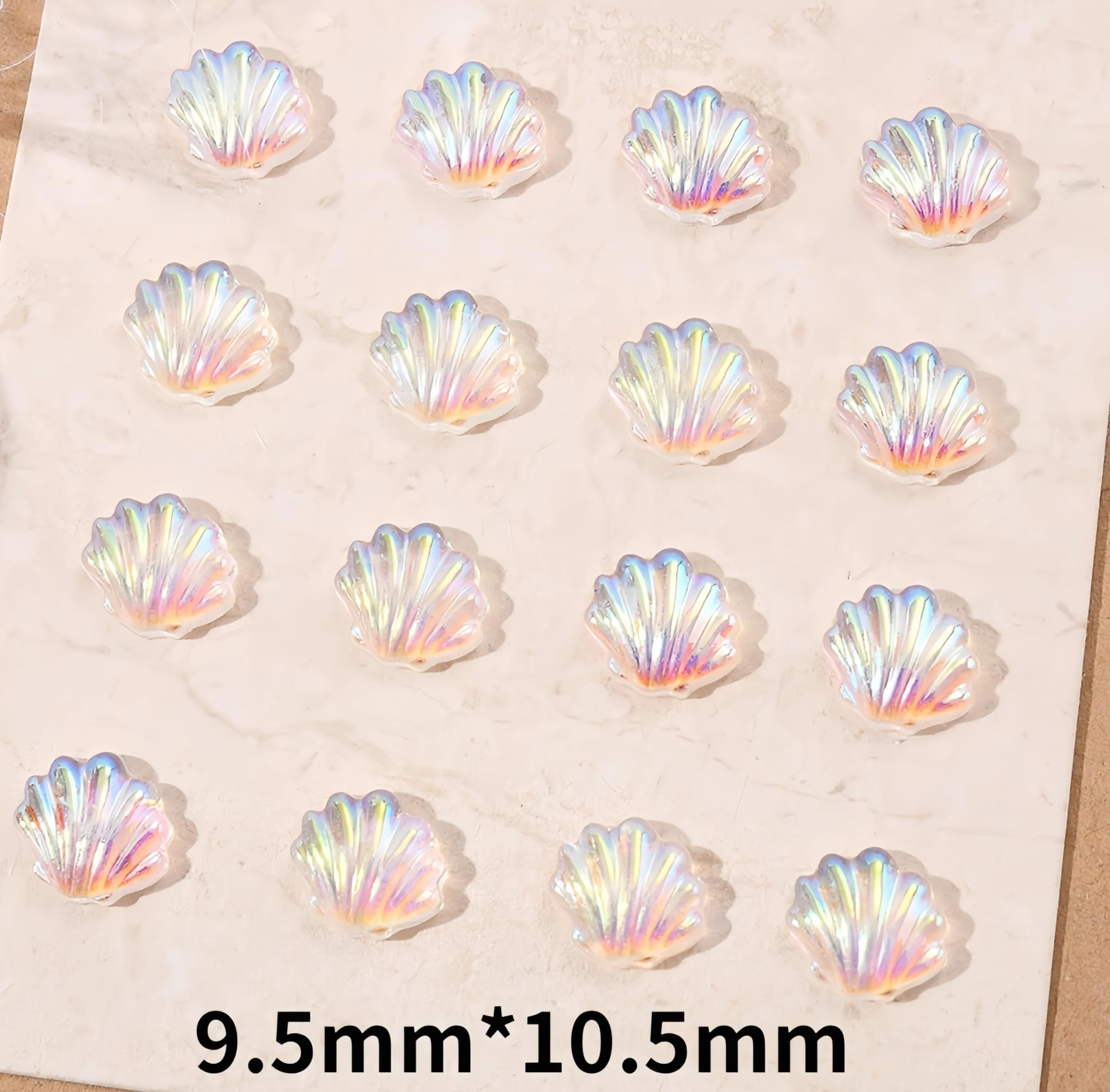 Nail Art Coquillages d'été 3D Charms d'Ongles Série Océan Accessoires Nail Art pour Femme Manucure DIY