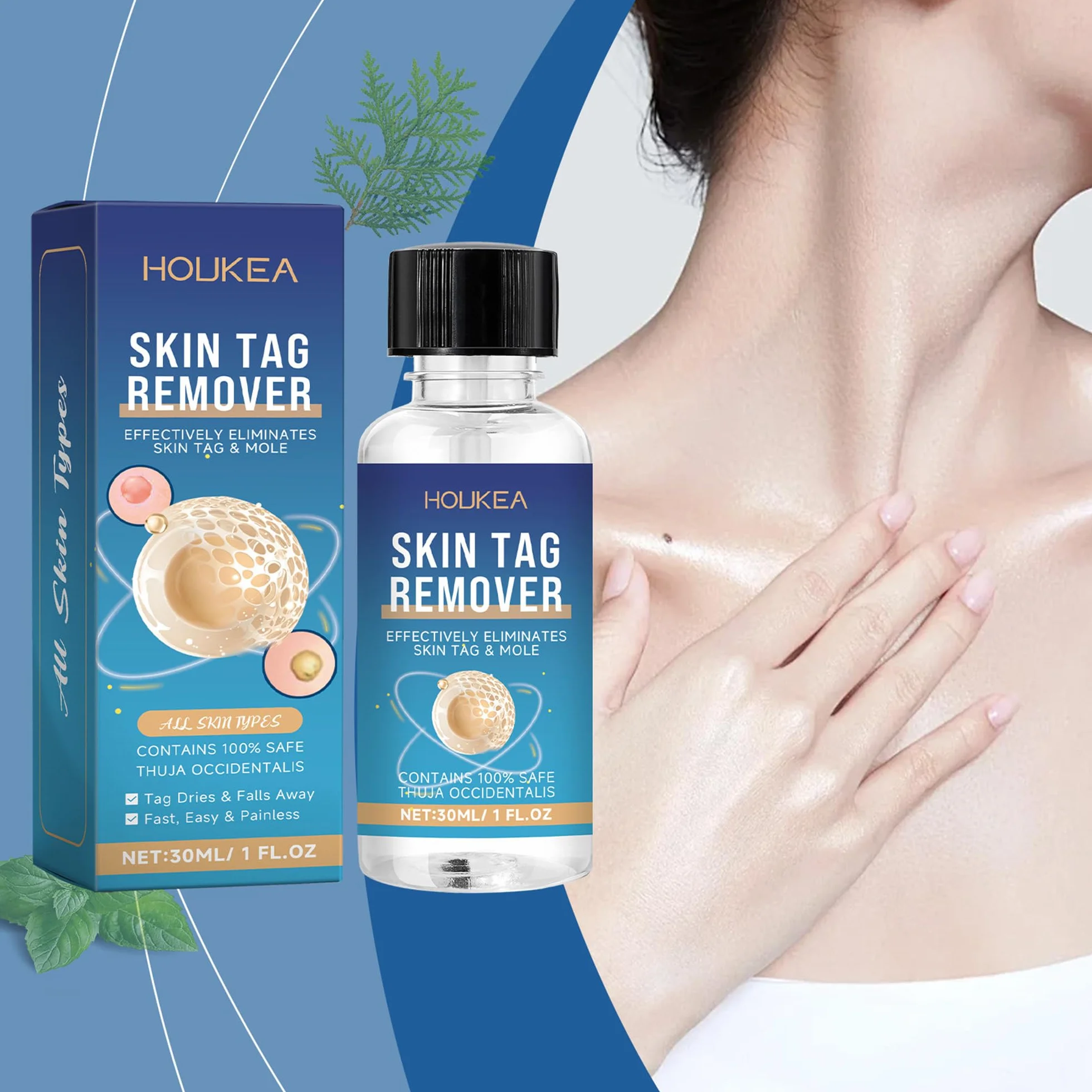 Azote Liquide Verrue Remover 30ml, élimination rapide des verrues mains et corps